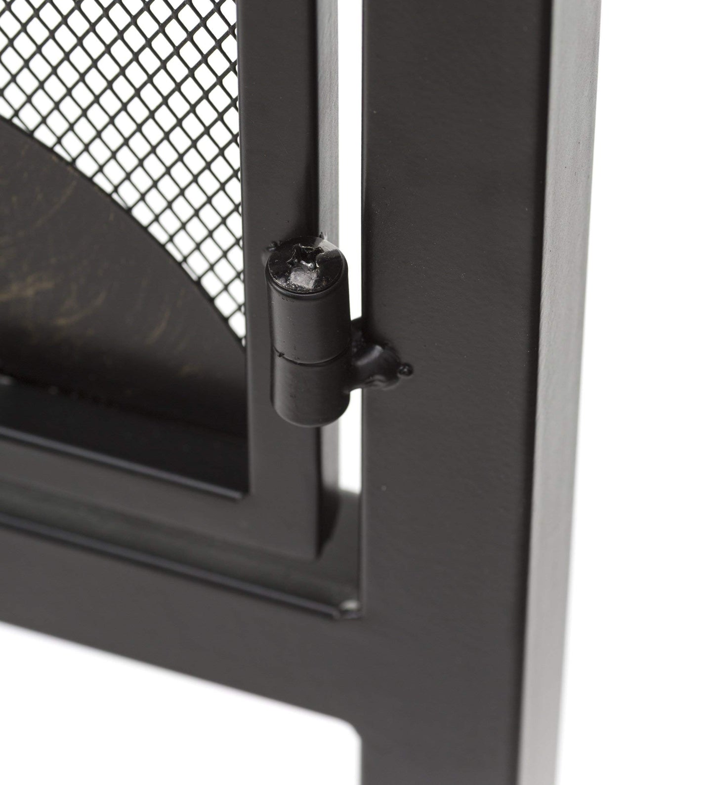 Plow & Hearth Arched Tree of Life Garden Gate | Laser-Cut Design | Metal | Black/Bronze Finish | Versatile | 36" W x 1¼"D x 36" H | Latch Closure