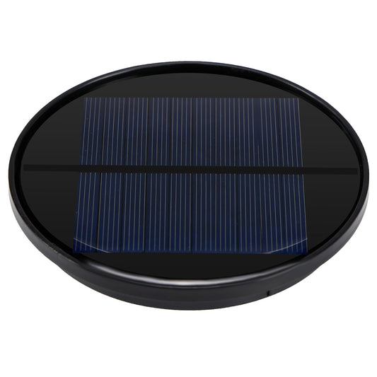 Upgraded Solar Light Replacement Top, Solar Lantern Replacement Top Dual Charging (USB/Solar), 4.4" Warm White Led Solar Replacement Top for Solar Lantern, Floor Lamp