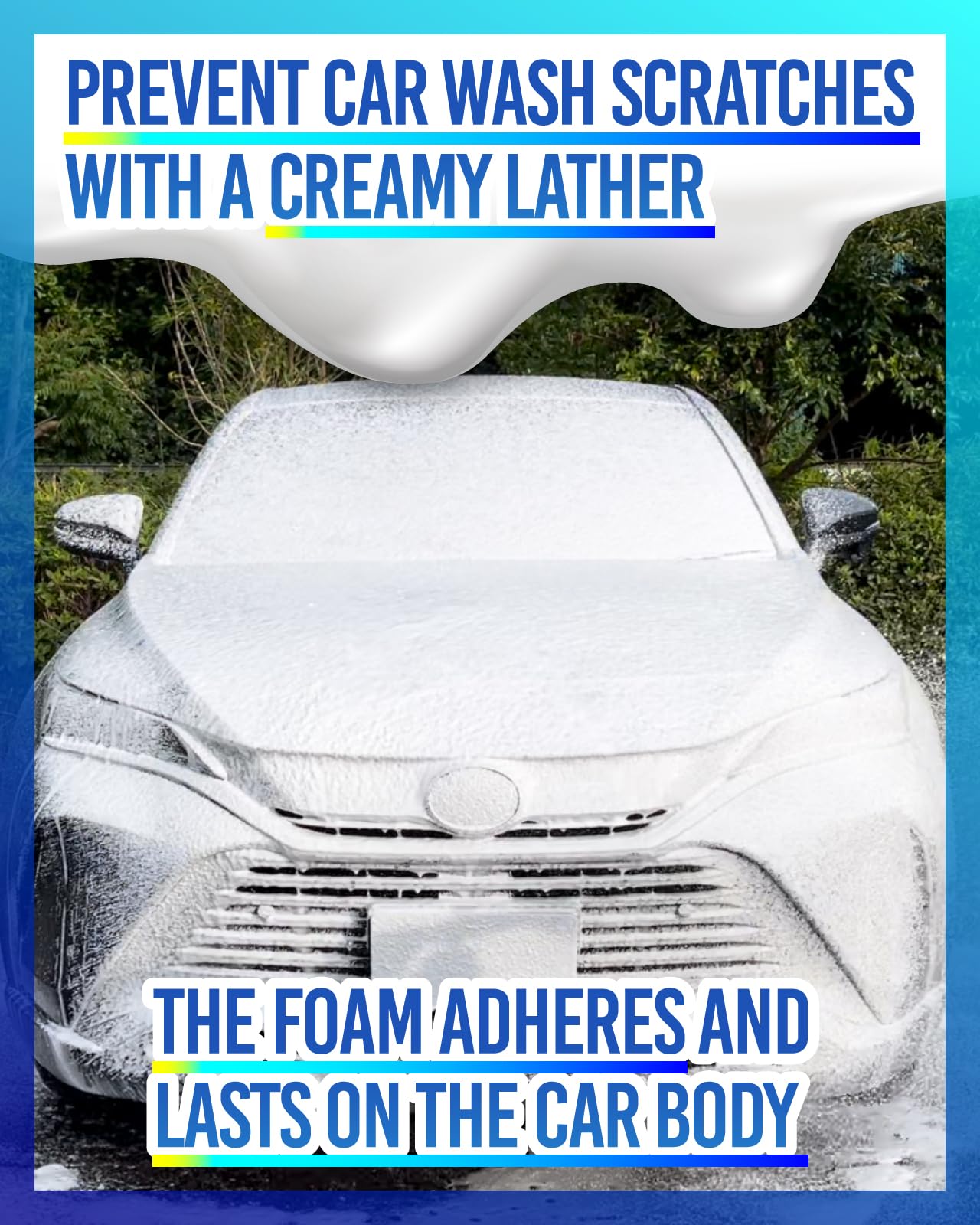 MJJC Foam Ultimate Snow Foam Car Wash Soap Specialized Car Shampoo for Foam Cannon and Pressure Washer, Safe for Cars (pH Neutral, 10x Concentrated) lime mint scent (64 oz)