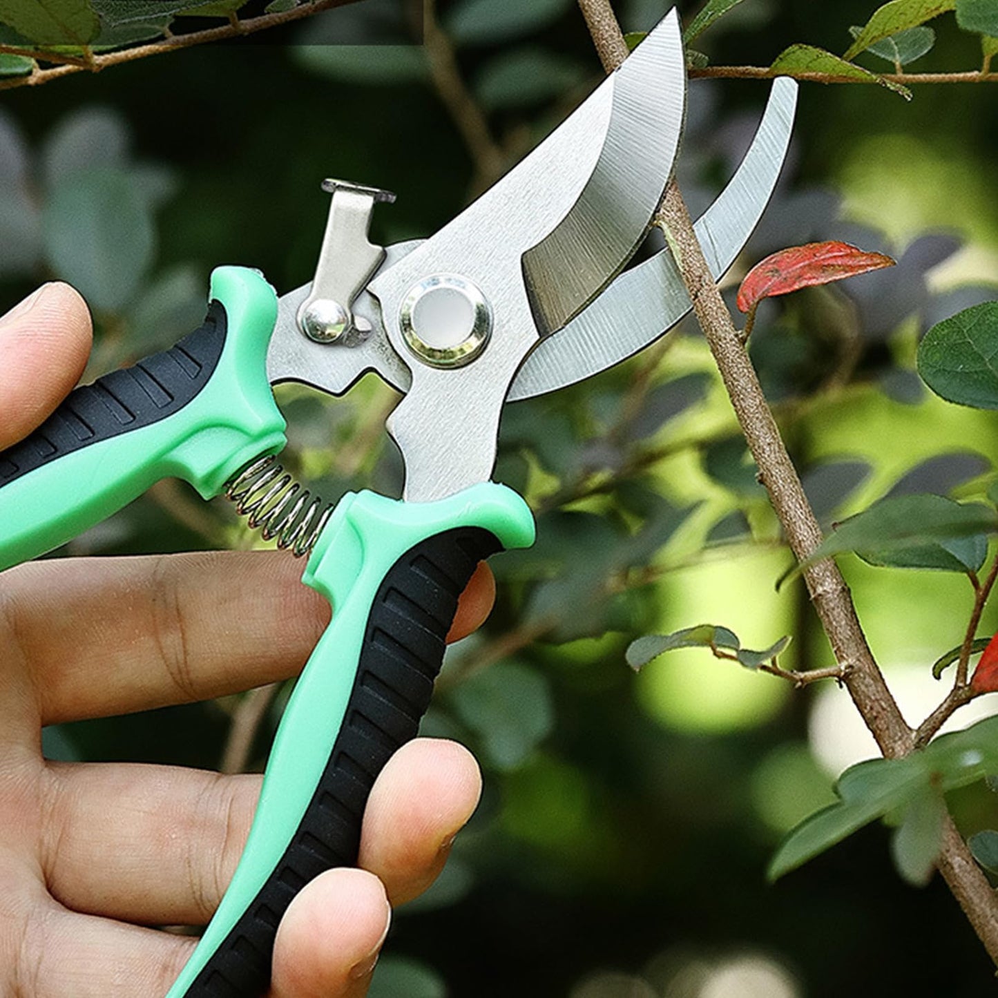 3PCS Garden Pruning Shears-7.5 Inch Stainless Steel Pruning Snips,Garden Scissors Handheld for Gardening Cutting Flower Tree Trimming Tools (3)