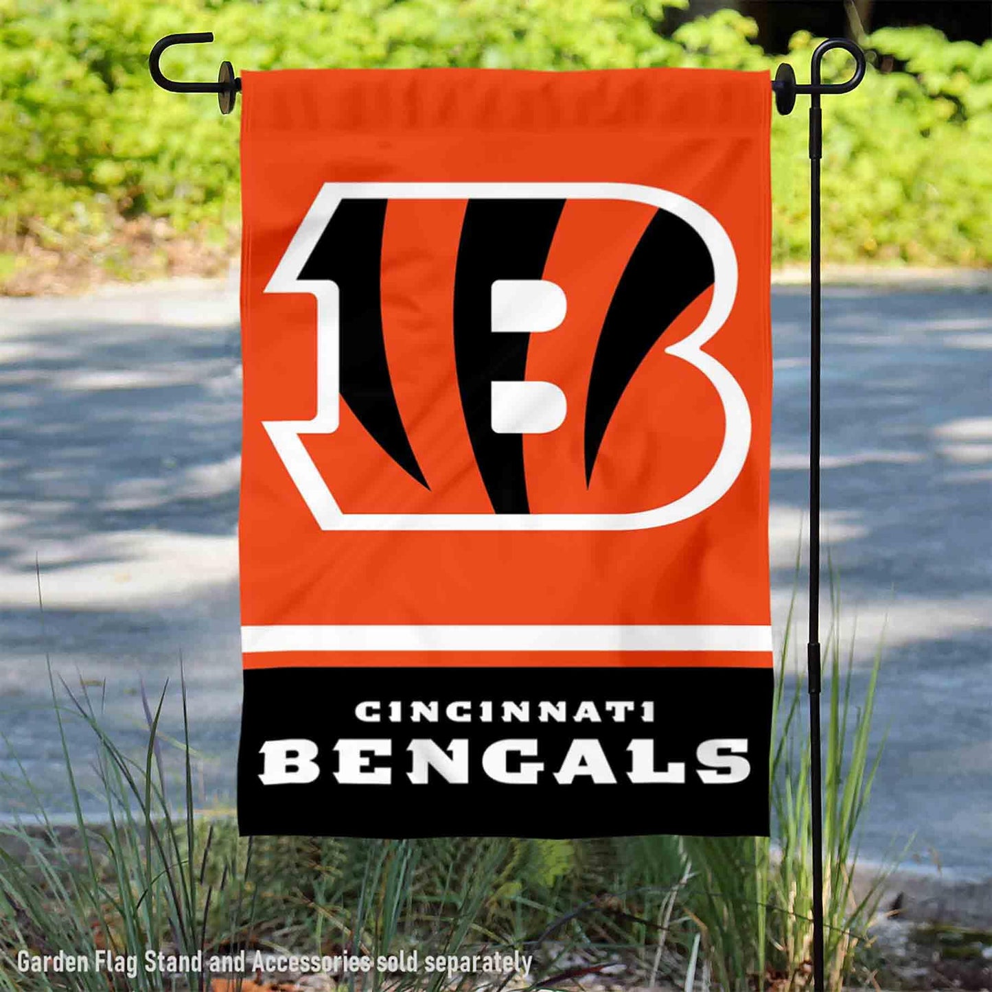 Cincinnati Bengals Double Sided Garden Flag