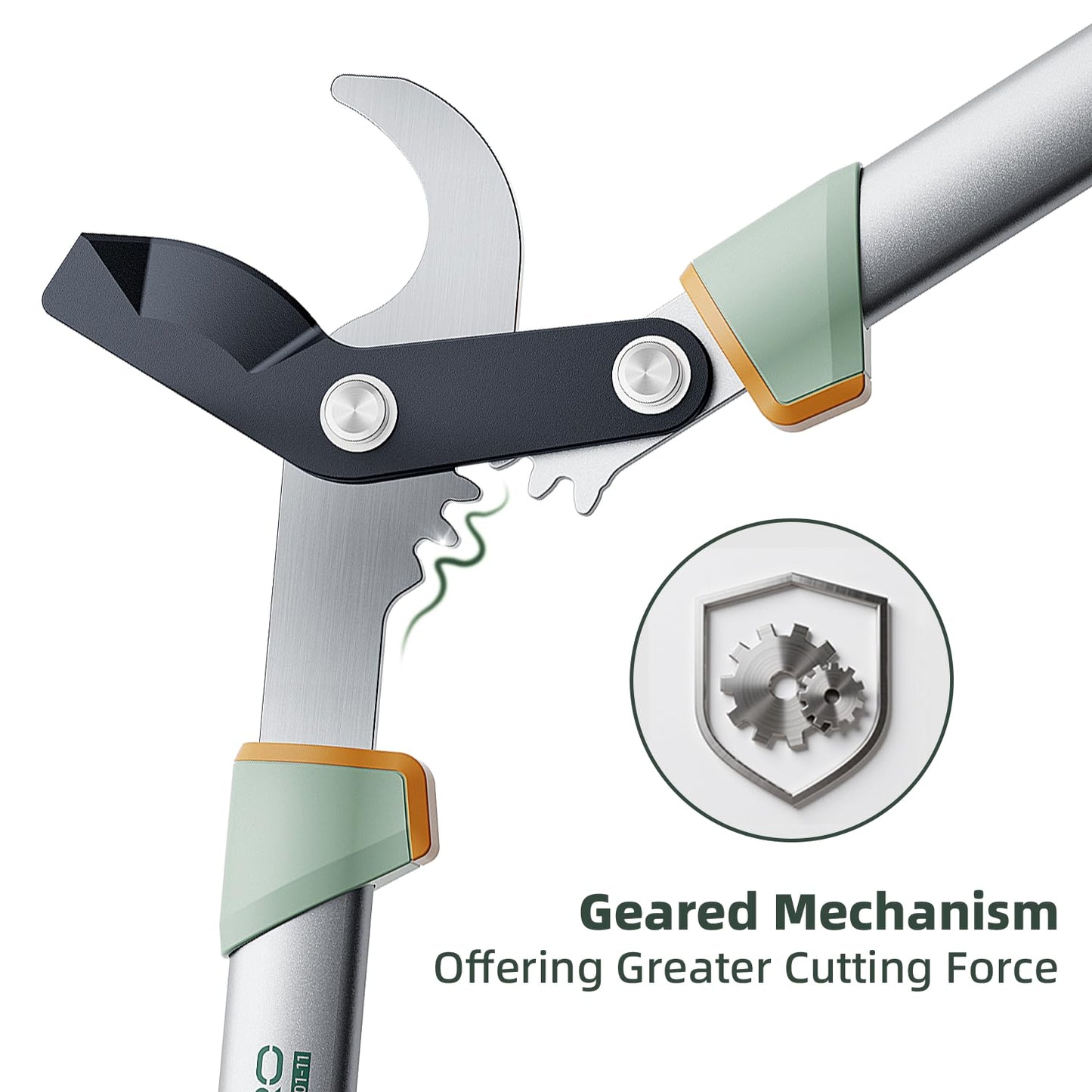 PrunePro Loppers for Tree Trimming Stainless Steel Branch Cutter Heavy Duty Bypass Tree Pruner Rust Resistant Sharp Blade Up to 2" Tree Limb Trimmer for Gardening