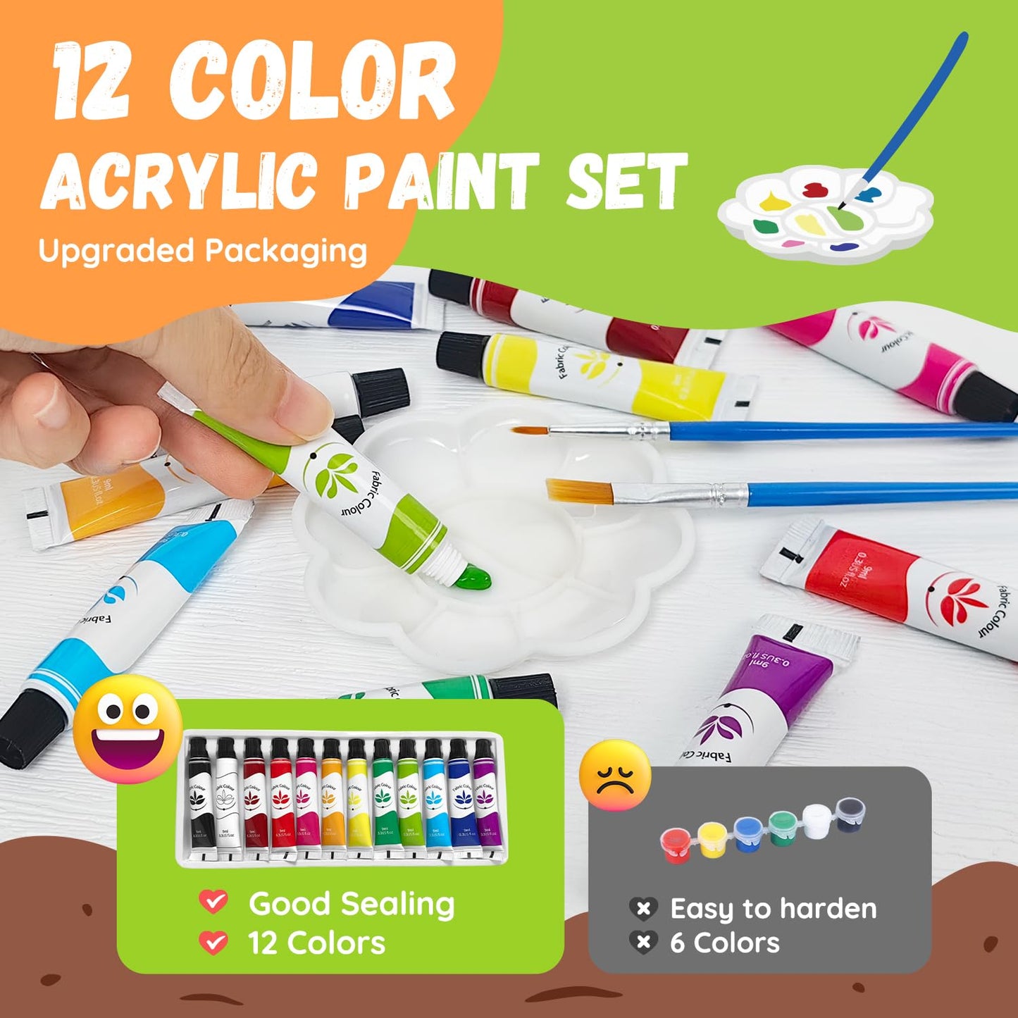 PLANTMEW Paint & Plant Flower Growing Kit for Kids - Fun Kids Gardening Set - Unique Birthday, Crafts & Arts, Gardening Gifts for Girls & Boys, Ages 5, 6, 7, 8-12 Years Old, Easter Gifts for Girls