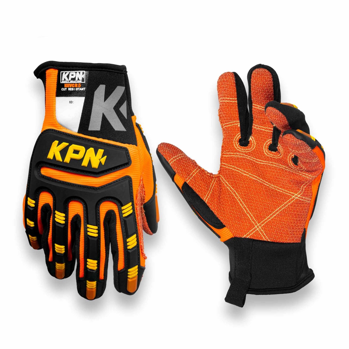 KEV Work Gloves for Men & Women, Cut & Impact Resistant ARAMID Palm, Flexible Mechanic Gloves with big abrasion Protection
