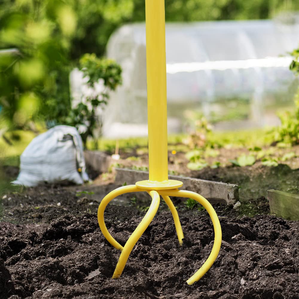 Byhagern Manual Twist Tiller, Efficient Tiller for Gardening, Efficient Soil Cultivation, Garden Bed Tiller, Premium Handheld Garden Tool