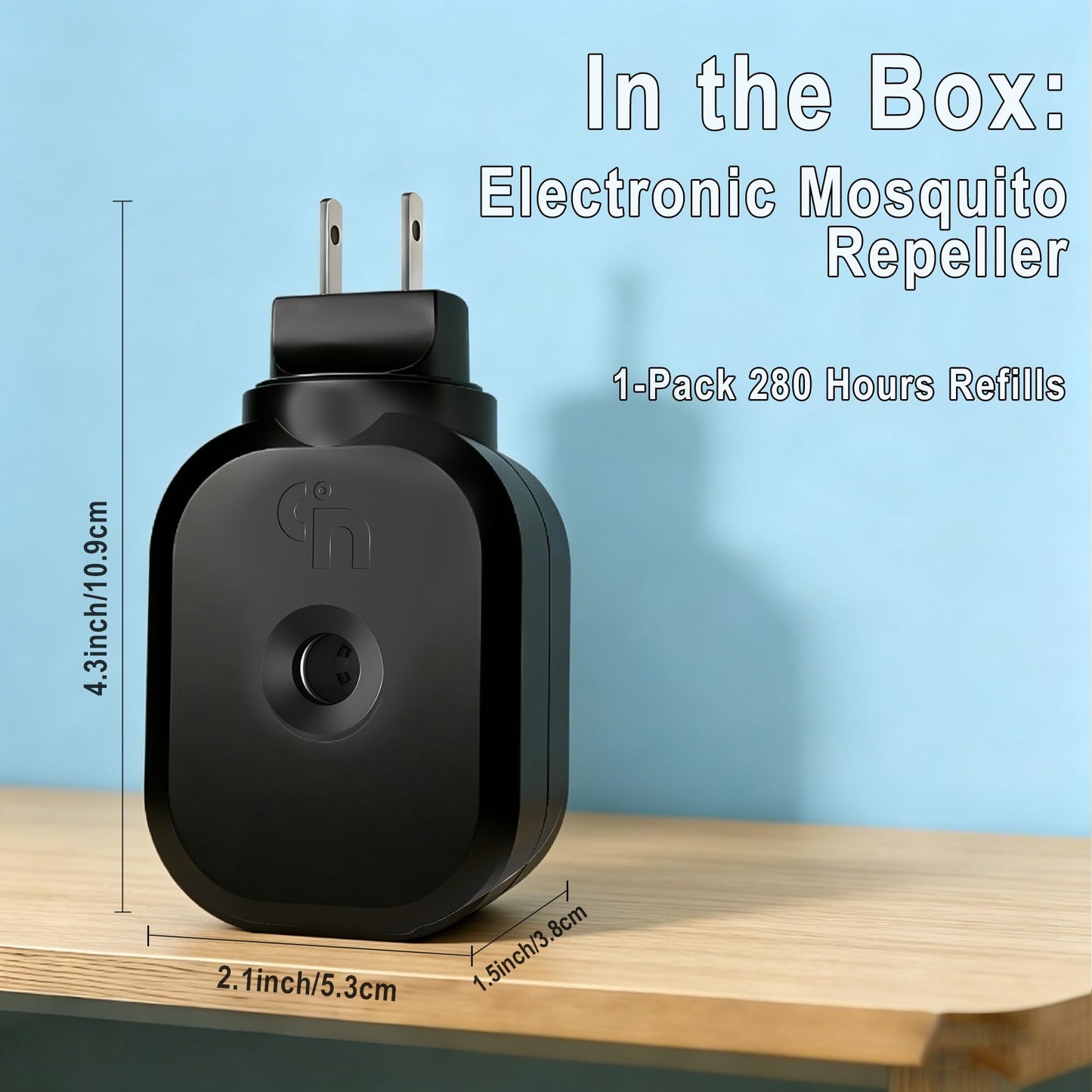 Electric Mosquito Repellent Device, Plug in Mosquito Repellent Indoor Use, Mosquito Repeller Device for Home Living Room Bedroom Office Kitchen Hotel