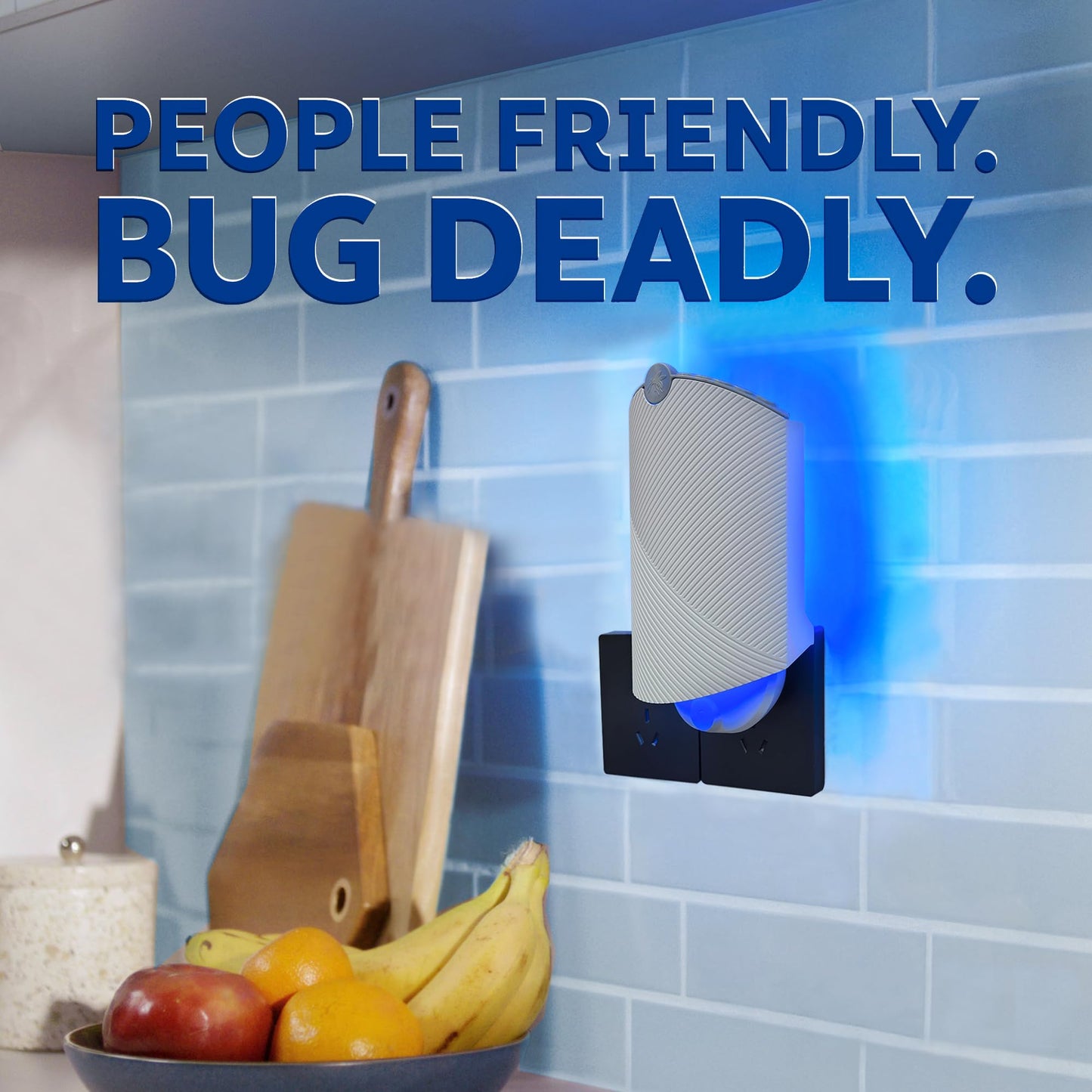 Flying Insect Trap (1 Stater & 3 Refill Cartridges), UV Light Indoor Bug Catcher for Gnats, Fruit Flies, Mosquitoes, and Moths, Plug-in Fly Trap for Home, Kitchen, Living Room