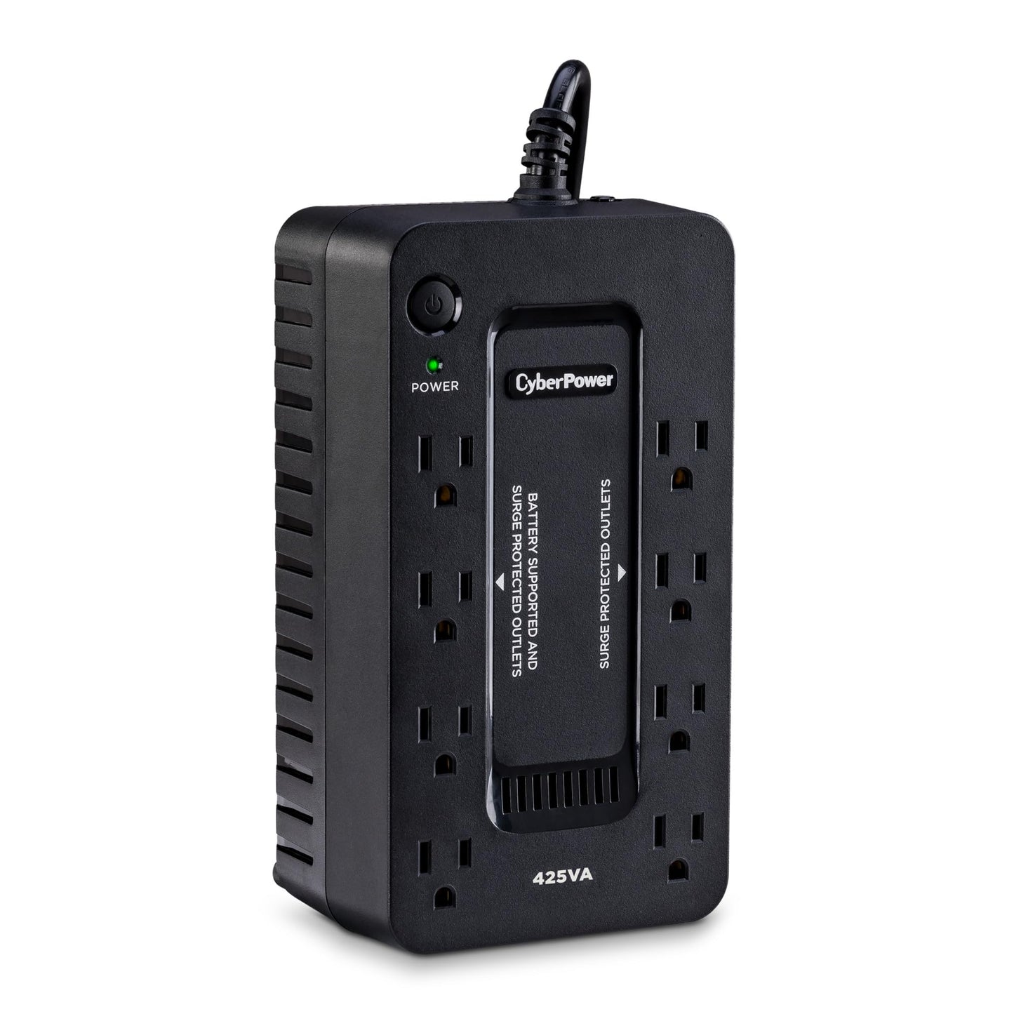 CyberPower ST425 Standby UPS Battery Backup and Surge Protector, 425VA/260W, 8 Outlets, Compact, UL Certified