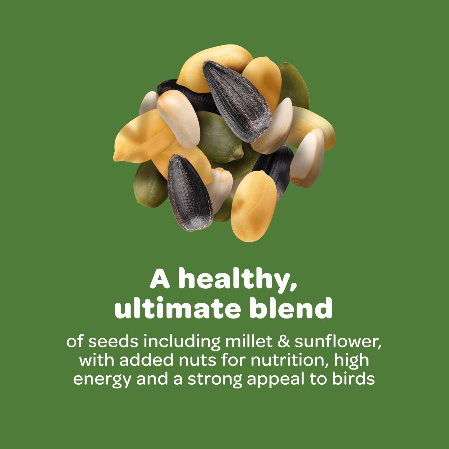 Kaytee Ultimate Birder's Blend Food, Wild Bird Seed For Grosbeaks, Cardinals, Nuthatches, Woodpeckers & More Outside Feeders, 10 Pound