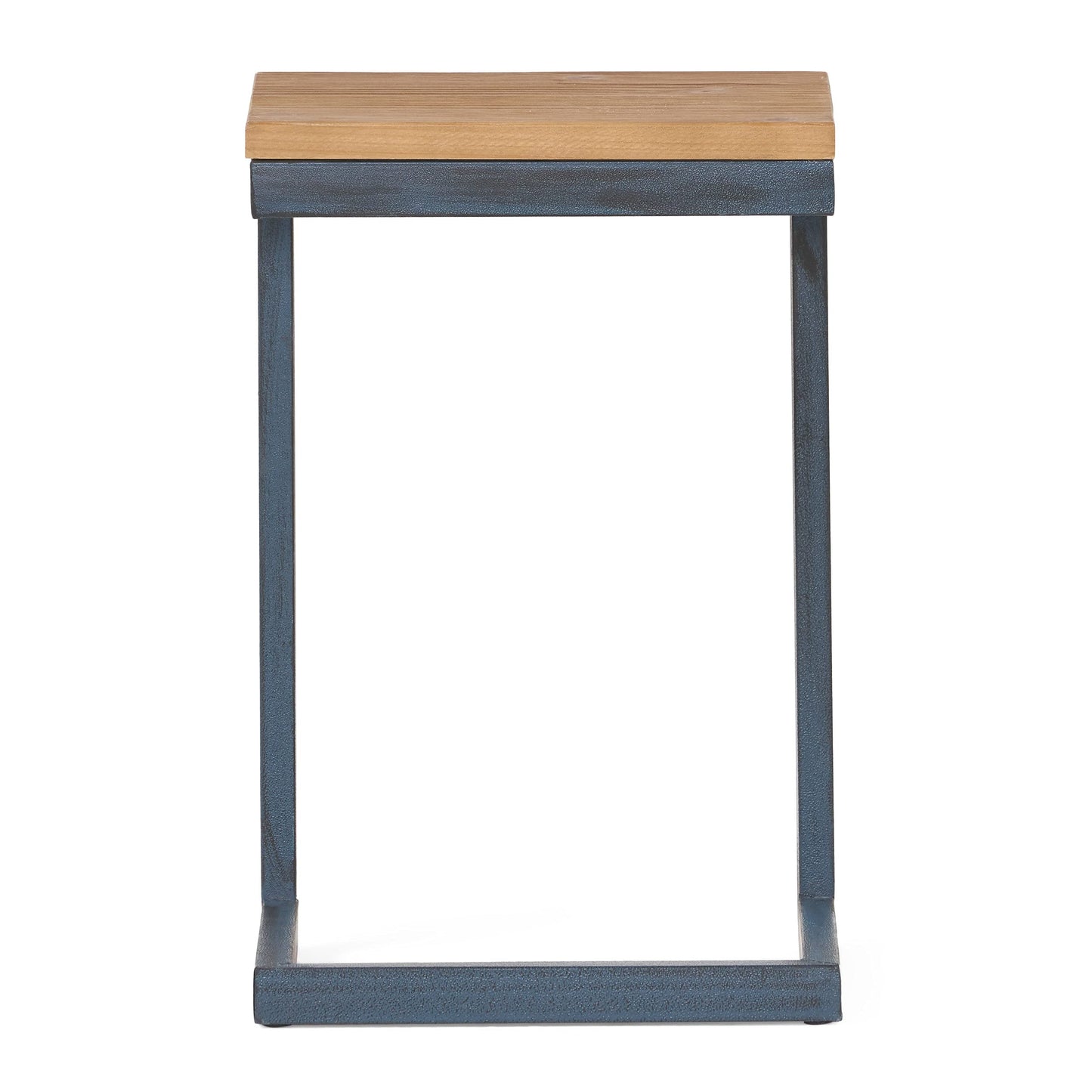 Christopher Knight Home Caspian Outdoor Firwood C Shaped Table, Antique Finish, Small, 10.25 in x 12.75 in x 19.5 in