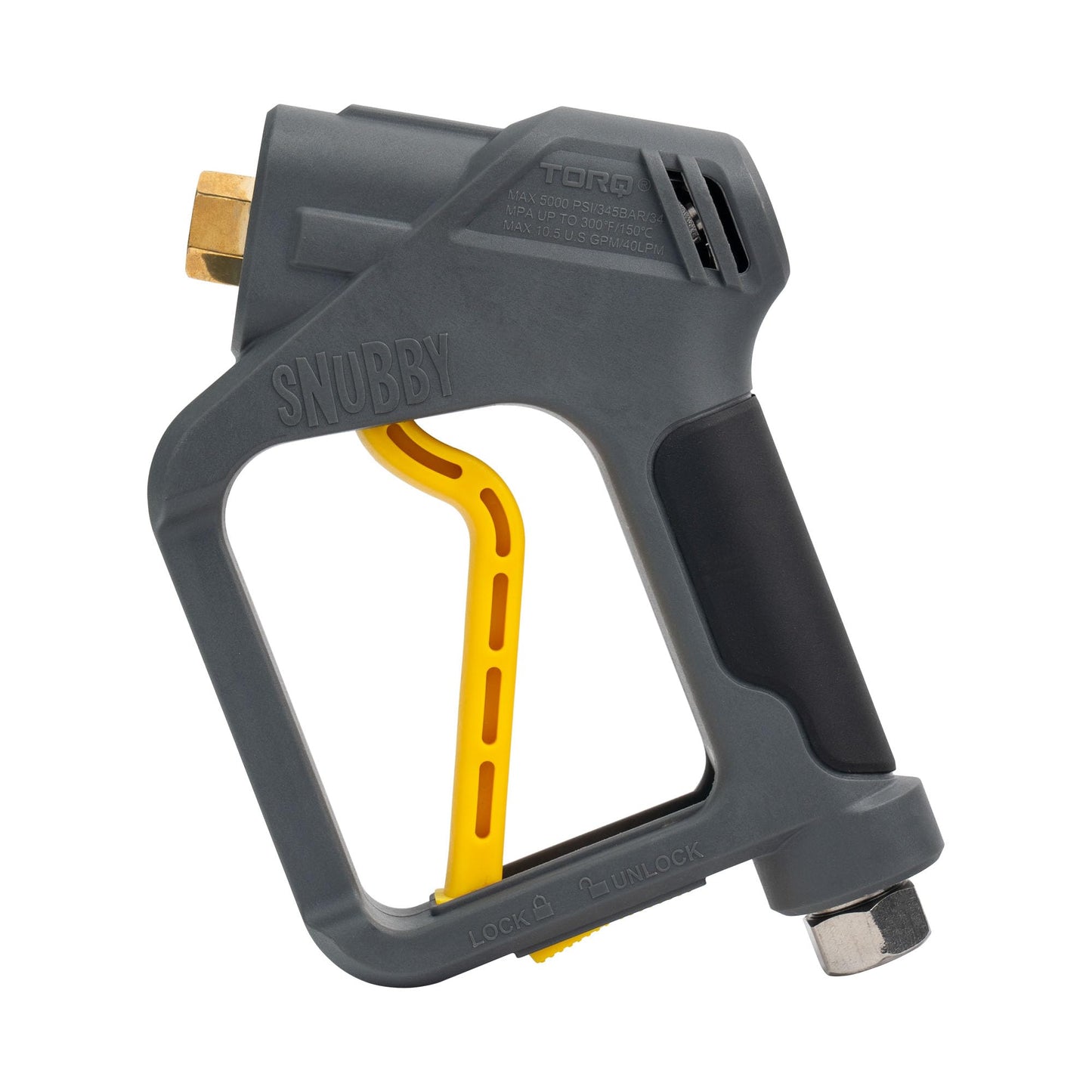 Chemical Guys Snubby Pressure Washer Gun with Foam Cannon Attachment - Short Handle for Gas and Electric Pressure Washers, Foam Sprayer Ideal for Car Washing, Detailing, and Home Cleaning Projects
