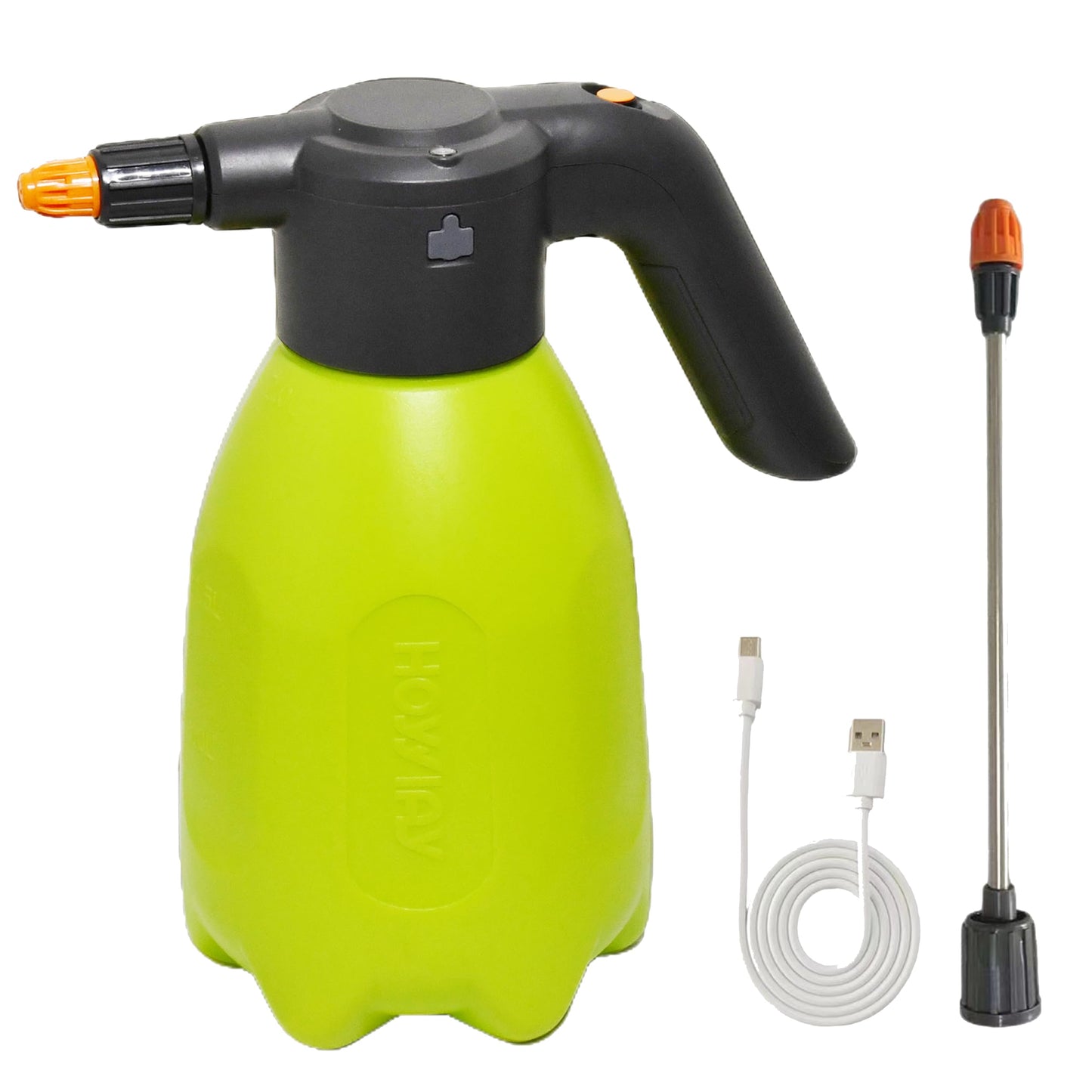ES2 Electric Spray Bottle 0.5 Gallon,Plant Mister,Garden Sprayer,Spray Bottle with Adjustable Nozzles,Rechargeable Battery Powered Sprayer,Small Sprayer,Pump Sprayer,Automatic Watering Can for Garden