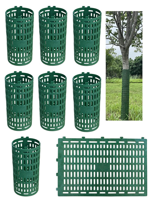 Tree Trunk Protectors Tree Bark Protectors - Splicable Tree Trunk Protector Guard Breathable Tree Protectors for Wildlife Protection (8)
