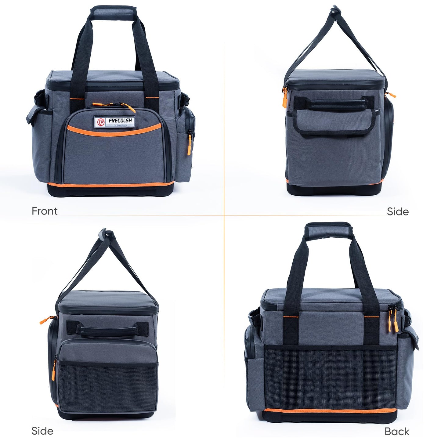FRECOLSH Travel Carrying Case Compatible with Jackery Explorer 1000, Portable Power Station Storage Case with Water- proof Bottom and Pocket for Jackery Accessories Solar Generator Storage Bag Only