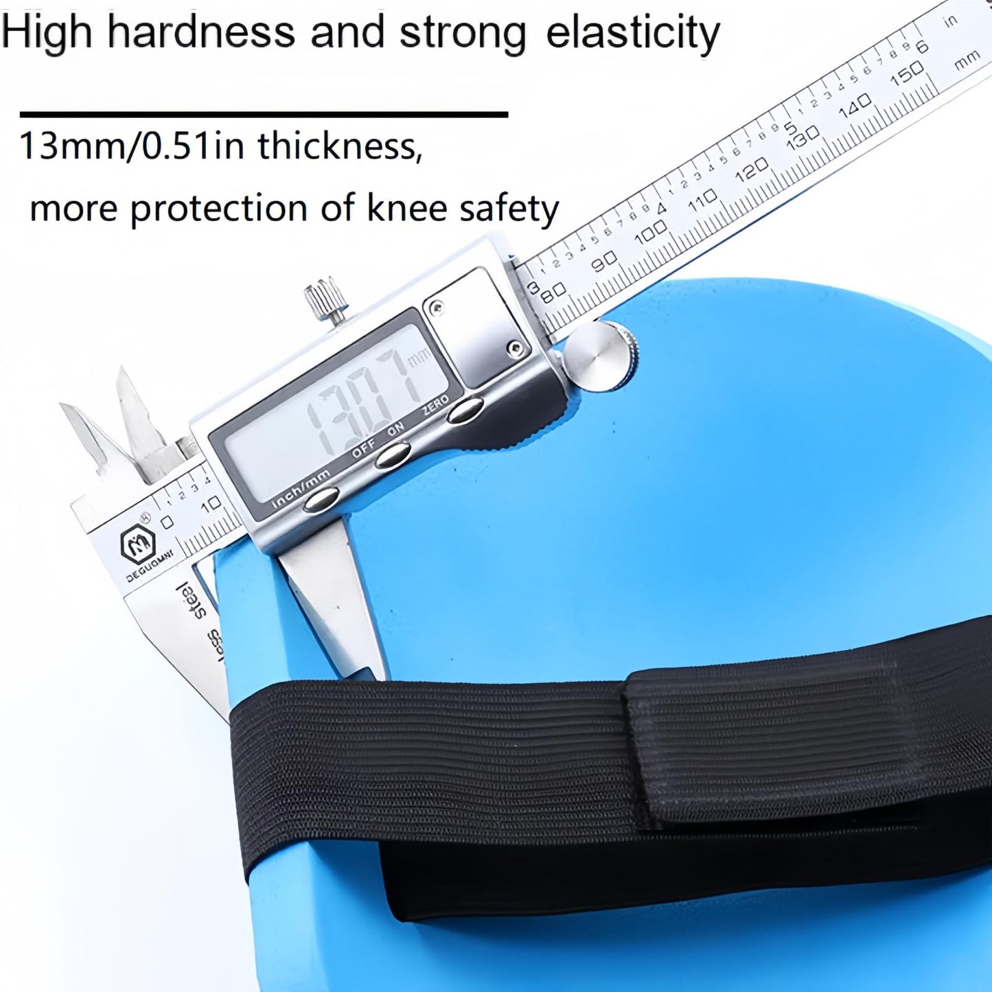 Kenhihi Gardening Knee Pads for Women and Men - Lightweight Waterproof Foam, and Easy Fit Knee Pads for Gardening with Adjustable Hook'n'Loop Straps - Perfect Womens for Work (Blue)
