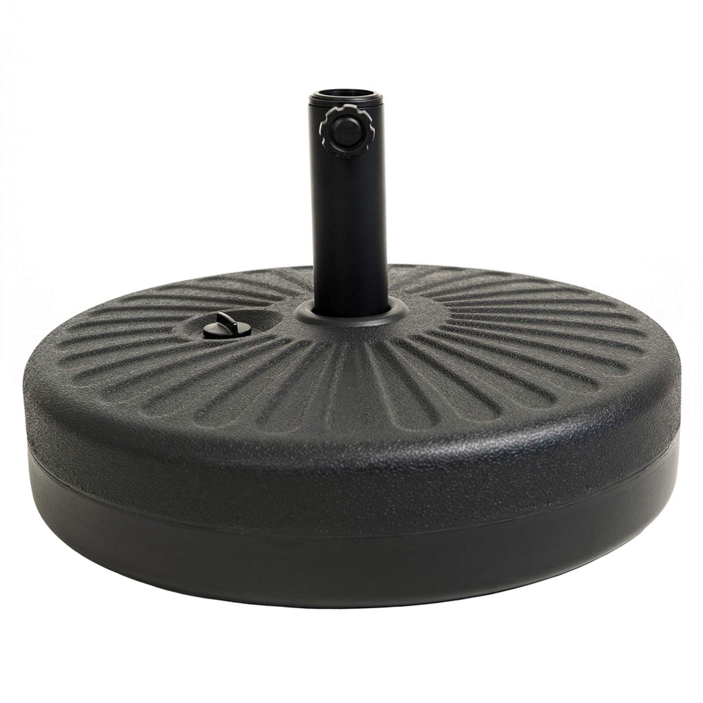 C-Hopetree 78 lb Heavy Duty Water Fillable Base Stand for Patio Outdoor Market Table Umbrella, Black