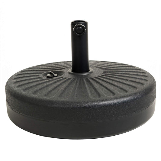 C-Hopetree 78 lb Heavy Duty Water Fillable Base Stand for Patio Outdoor Market Table Umbrella, Black