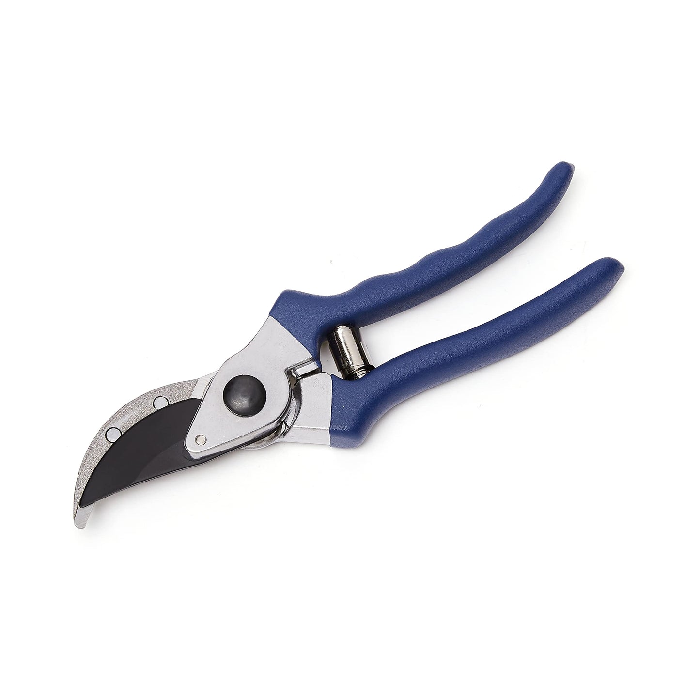 Amazon Basics Professional Bypass Pruning Shears, Garden Clippers, 8-inch Steel Hand Pruners, Rust Resistant with Ergonomic Non-Slip Grip for Trimming Plants and Cutting Flowers, Blue