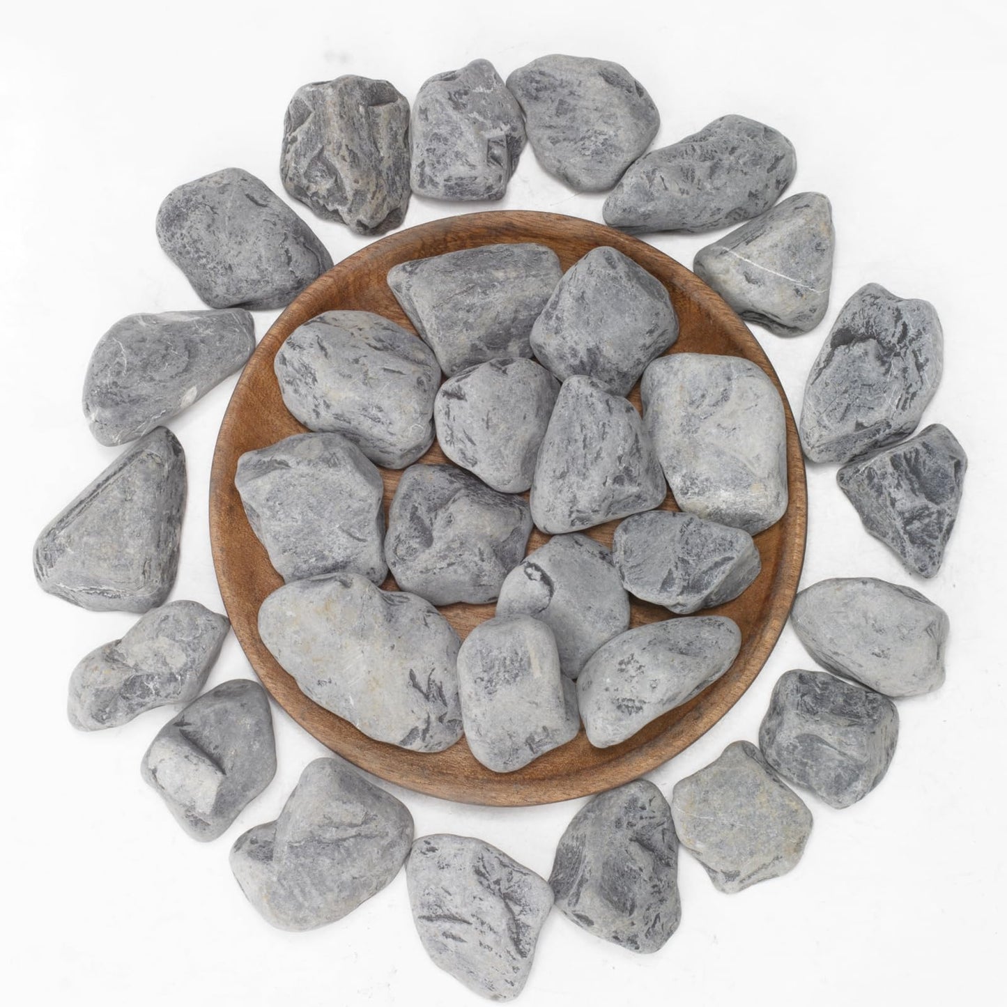 LOIOOJ Black Natural Gravel, 2-2.5 Inch Decorative Stones for Plants, Garden, and Landscaping – 20LB, Ideal for Walkways, Vases, Crafting, Home Decor, and Outdoor Landscaping