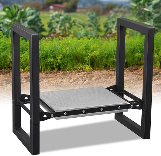 JAOTREL Garden Kneeler and Seat, Foldable Garden Stool 400lbs Heavy Duty Garden Tools Protects Knees and Back, Women and Men Seniors Gardener,Large 19.7"x10"x18.5"