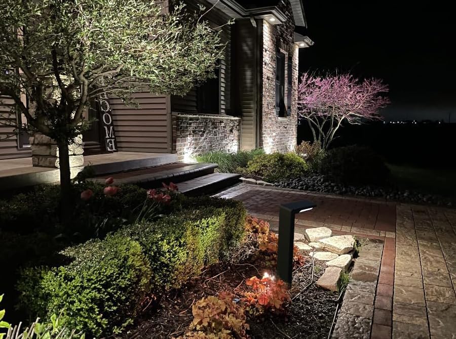 6 Pack Solar Pathway Lights, Dual Warm & Cool White Modes, Waterproof Outdoor Solar Path Lights for Garden, Lawn, Driveway & Walkway – Perfect for Backyard & Landscape Décor