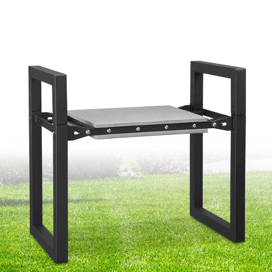 Garden Kneeling Stool Foldable, 2-in-1 Portable Kneeler and Seat with 12.6" Extra Wide Thickened Cushion, Comfortable for Gardening, Weeding, Outdoor Use - Support Up to 330lbs, Lightweight & Sturdy
