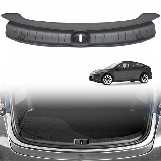 IXMAG Rear Bumper Guard compatible with 2025 2026 Tesla Model Y Juniper TPE Anti-Scratch Trunk Sill Protector Waterproof for Tesla Model Y Accessories