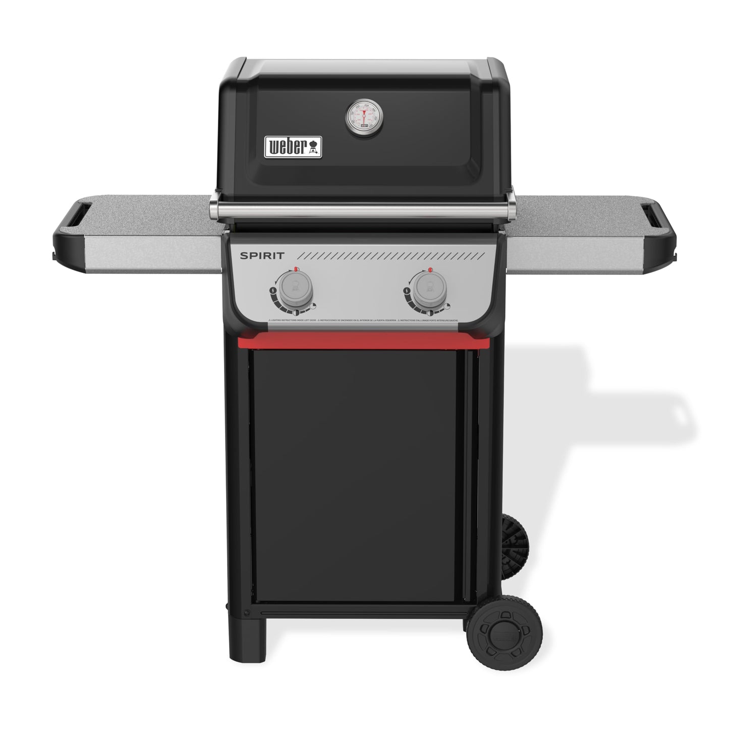Weber Spirit E-210 Liquid Propane Gas Grill for Outdoor Cooking and BBQ, 2 Burners, Black – Porcelain-Enameled Cast-Iron Grates & Snap-Jet Ignition