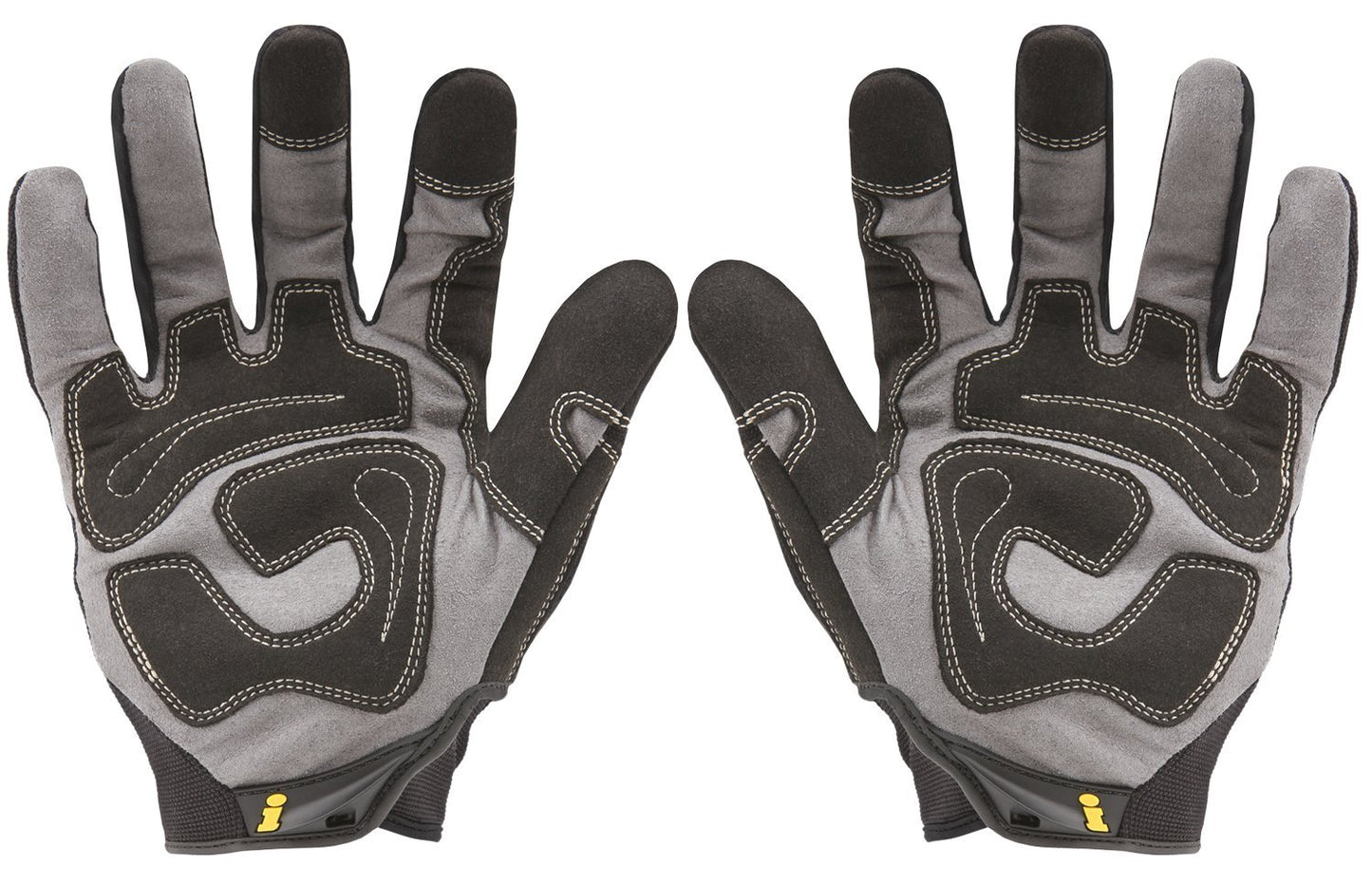 Ironclad General Utility Work Gloves GUG, All-Purpose, Performance Fit, Durable, Machine Washable, Sized Medium, (1 Pair) Black