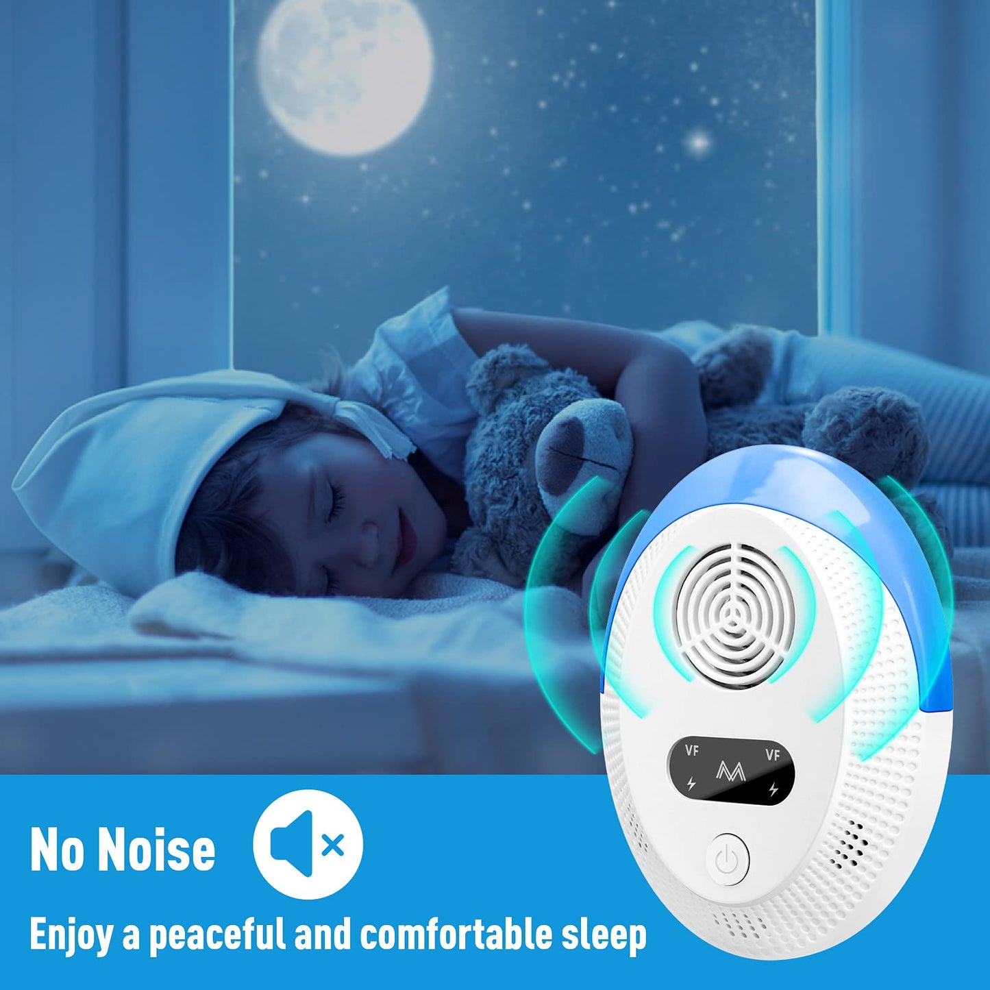 Bectine 2026 Upgraded Mouse Repellent, Ultrasonic Pest Repeller, Home Indoor Pest Repellent for Insect, Roach, Spider, Ant, Bug, Rodent, Mouse, Bugs, Mosquito, Mice, 6 Packs