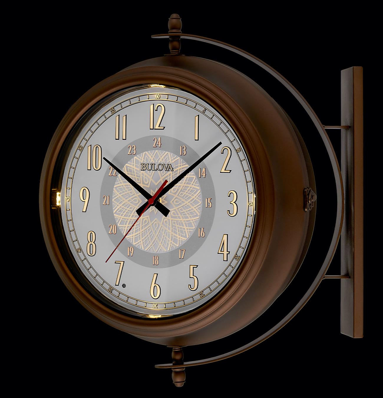 Town Crier Double Sided Outdoor Clock by Bulova