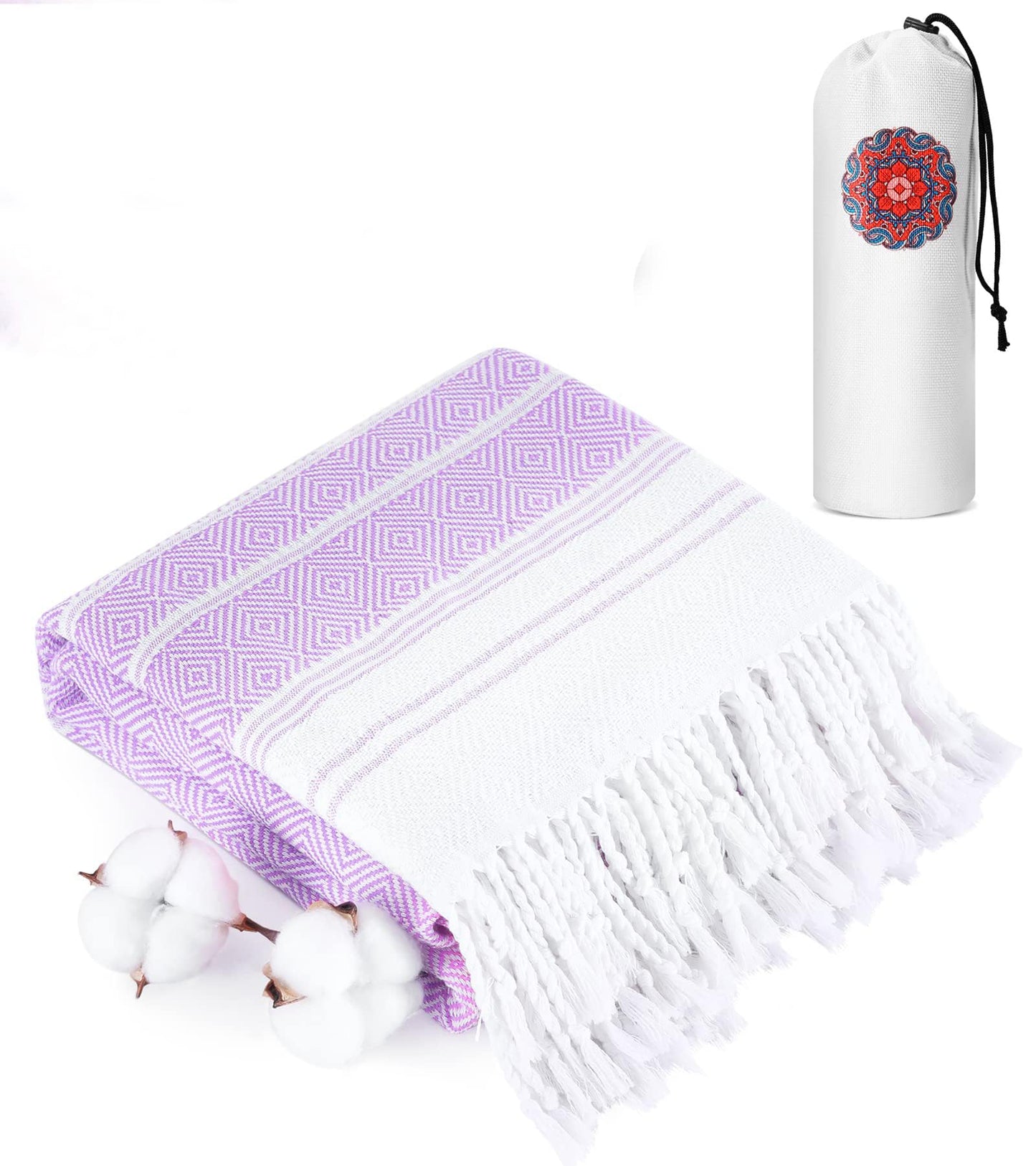 Turkish Beach Towels Vacation Essentials Quick Dry Sand Free Soft Absorbent Adult Oversized Bath Pool Swim Long Wide Stripe Towel Sound Cloud Linen Sandfree Chamois Mat Summer Thing Thin Travel