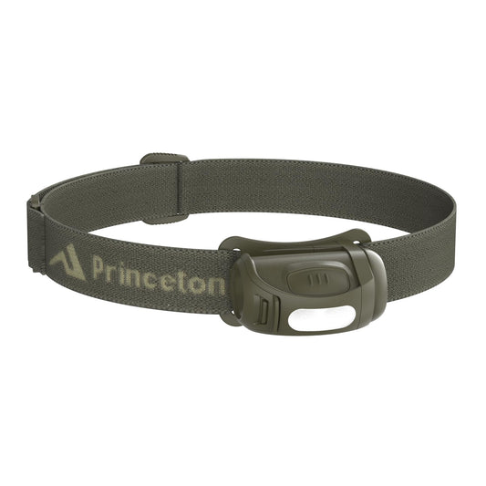 Princeton Tec Fred Headlamp 200 Lumens Dimmable Ultrabright White LED, IPX4 Water Resistance and 41 Hour Burn Time, Perfect for Hiking, Camping, Hunting, Fishing, and Safety Preparedness, Olive Drab