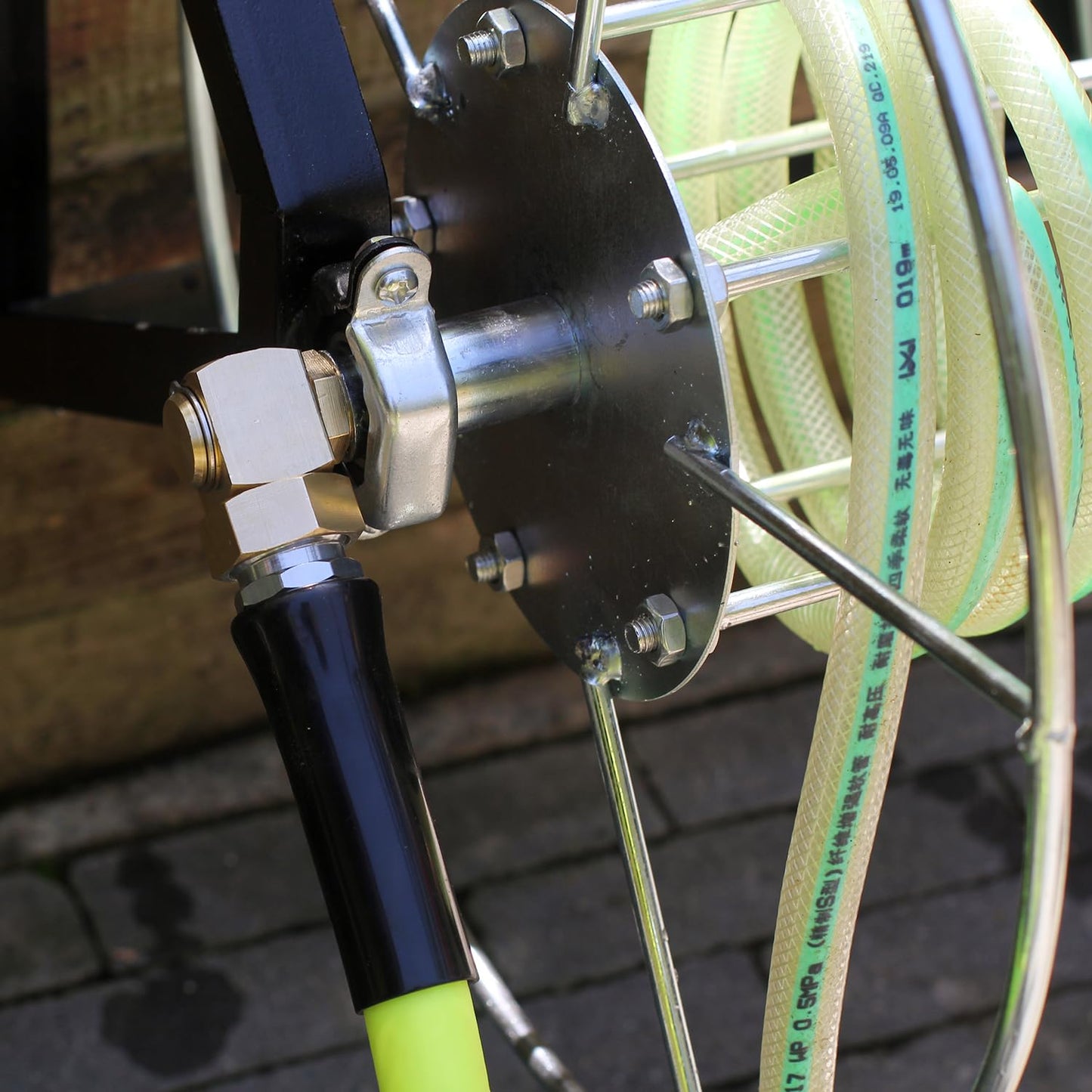 YELUN Garden Hose Reel Parts Fittings Swivel Elbow Connector Garden Hose Swivel Reel Replacement Parts (4 pieces)