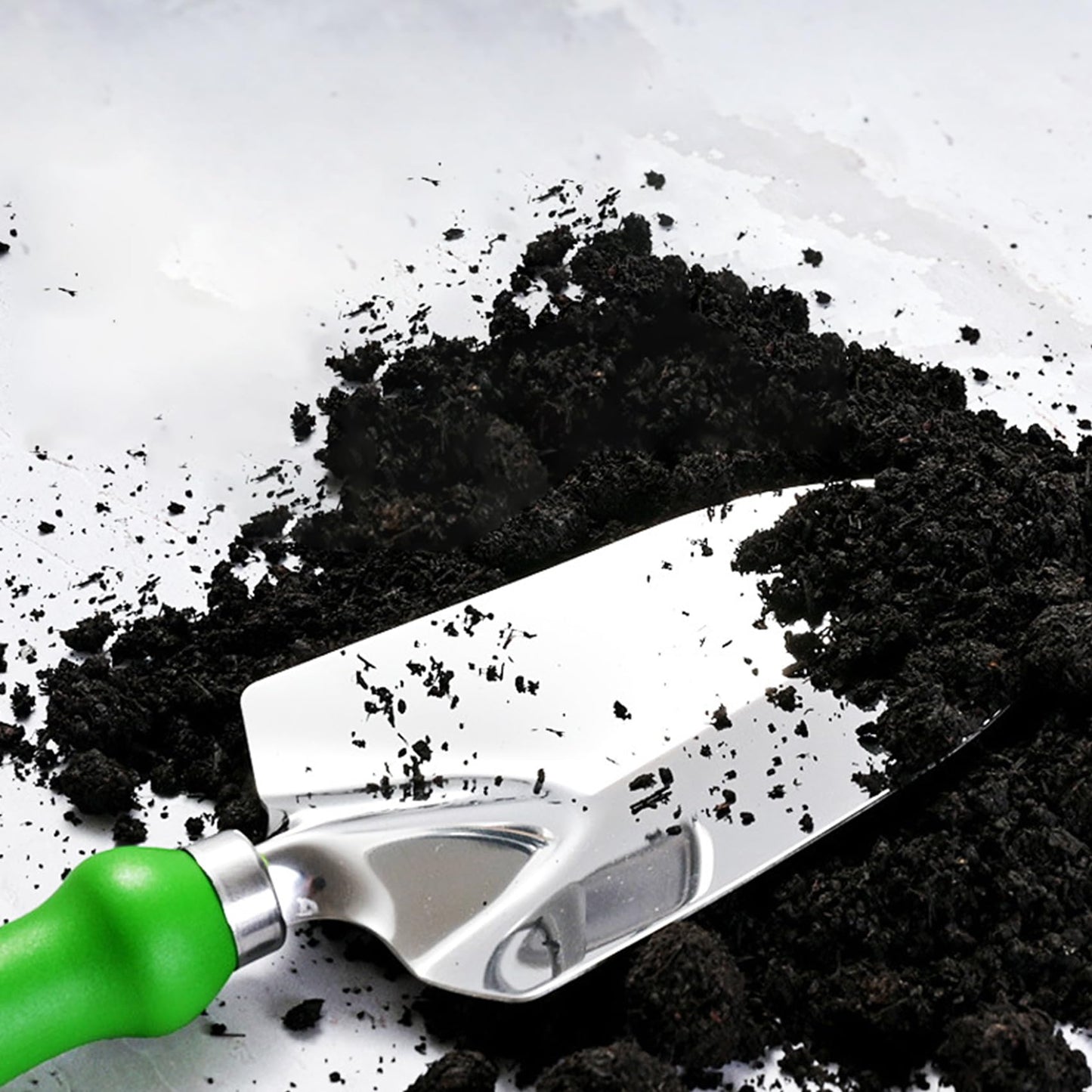 Garden Trowel - Stainless Steel Proof Garden Spades Ergonomic Grip Hand Tools with Soft Rubberized Hand Shovel for Transplanting, Weeding, Moving and Smoothing Digging & Planting