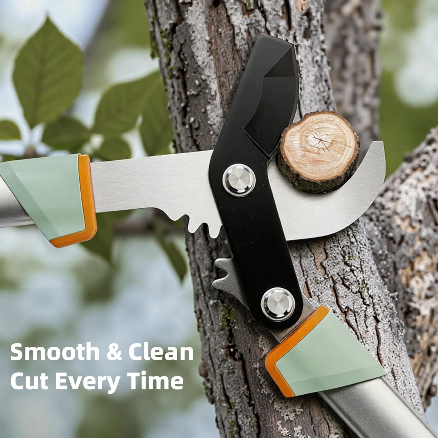 PrunePro Loppers for Tree Trimming Stainless Steel Branch Cutter Heavy Duty Bypass Tree Pruner Rust Resistant Sharp Blade Up to 2" Tree Limb Trimmer for Gardening