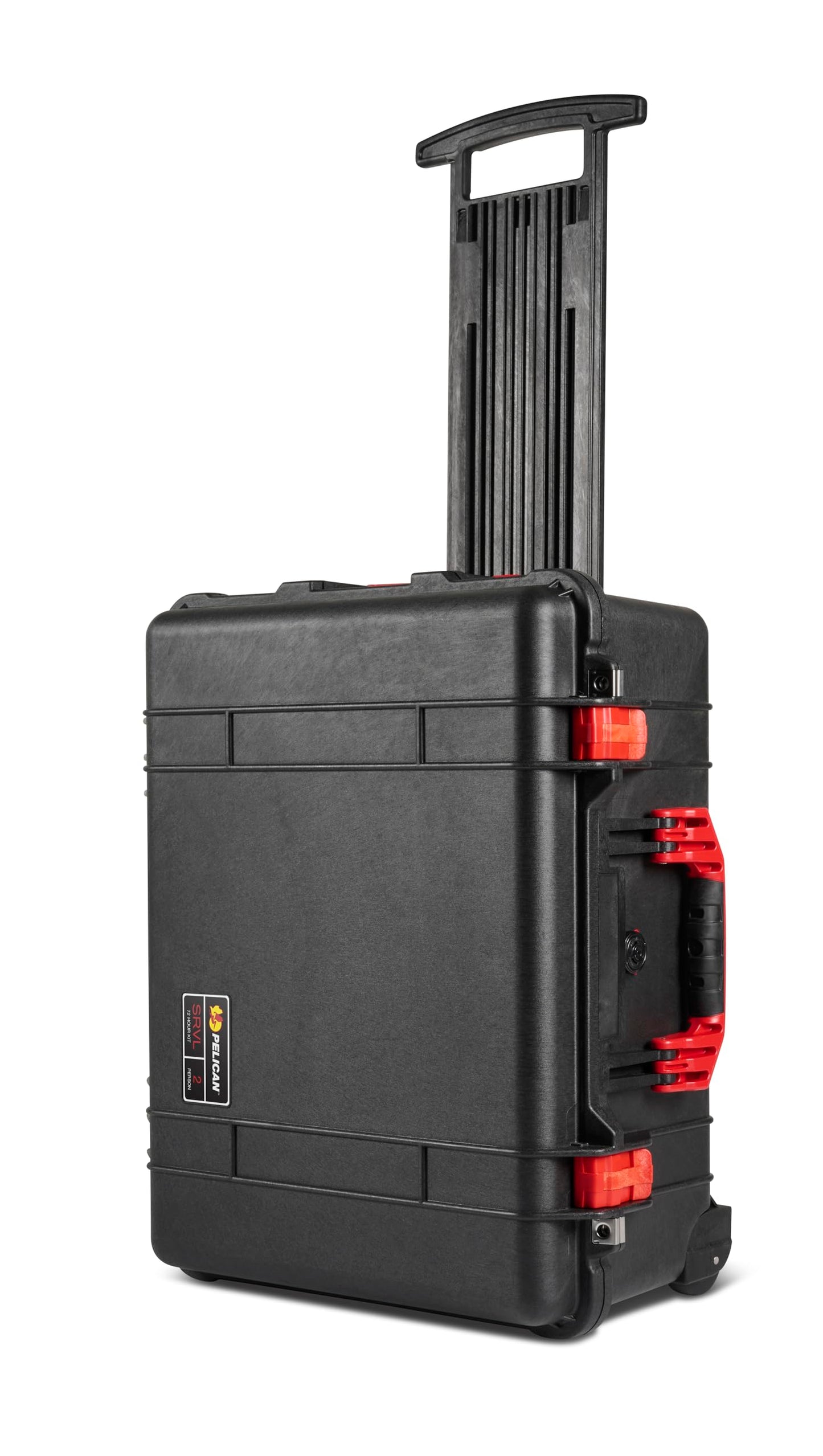 Pelican Prepare 2 Person Kit - Pelican 1560 Case with Redfora 72-Hour Kits for 2 People - Emergency Food Supply and preparedness kit (Black/Red)