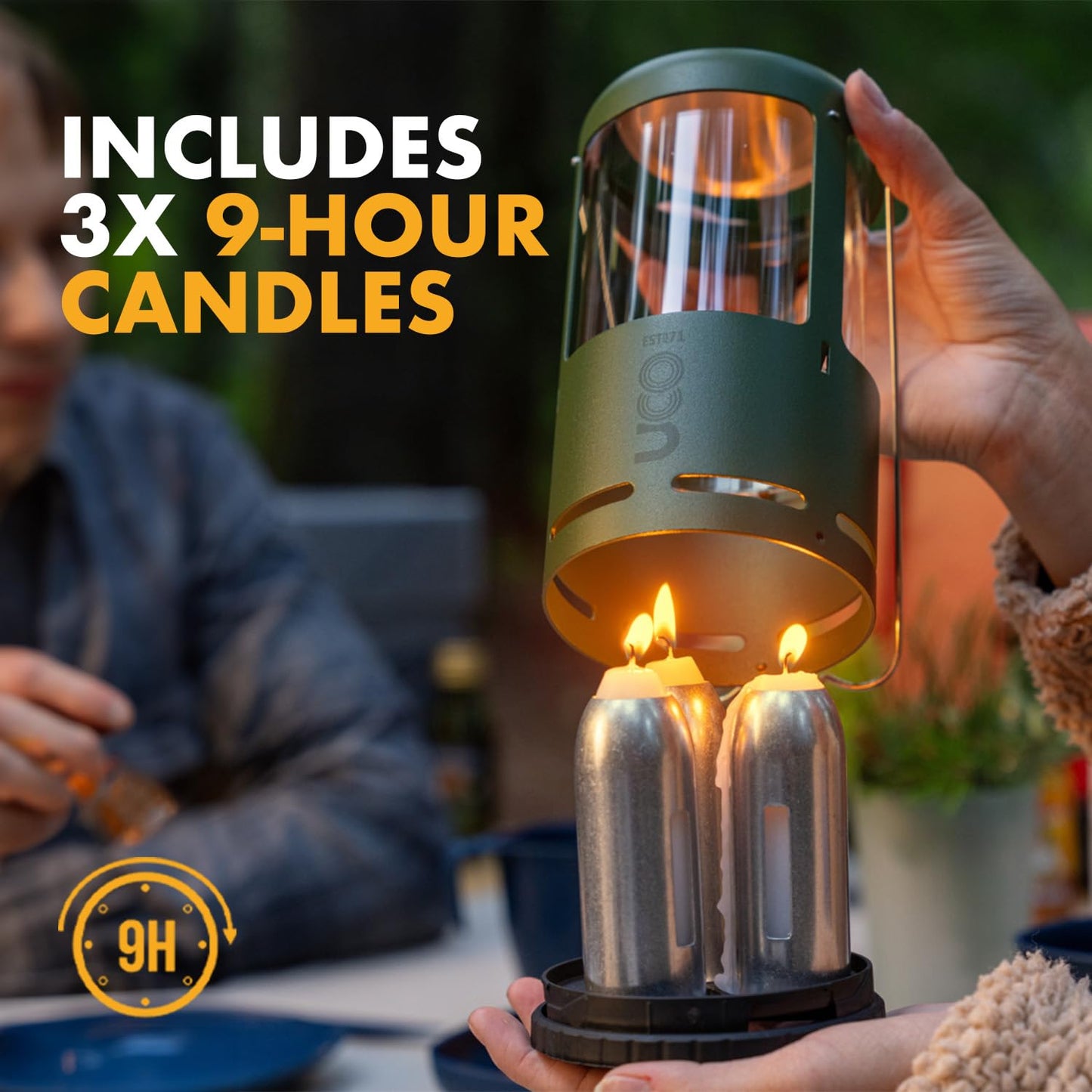 UCO Candlelier Candle Lantern, Forest