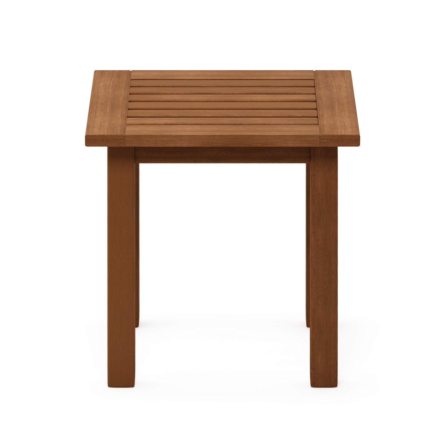 Furinno FG18506 Tioman Hardwood Patio Furniture Outdoor End Table, Natural