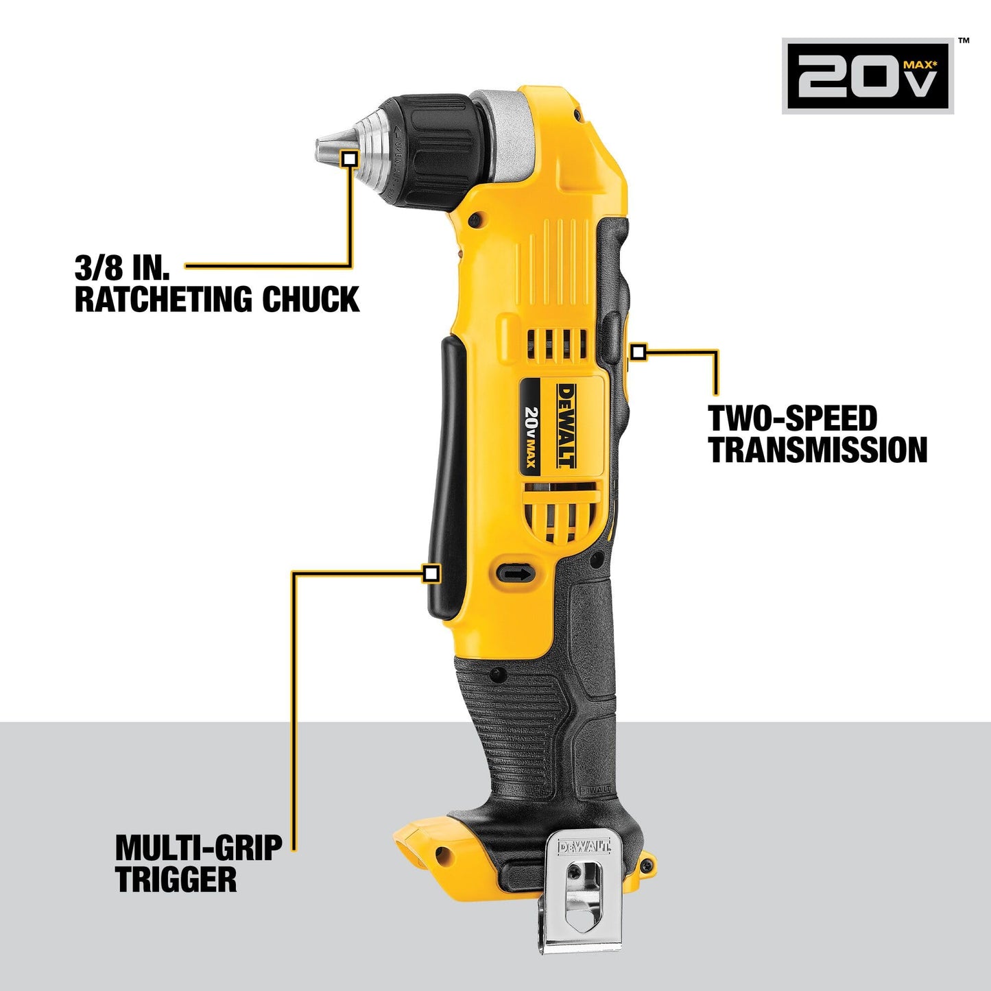 DEWALT 20V MAX Power Tools, 9 Cordless Tool Combo, Impact and Drill Driver, Oscillating Tool, Grinder,Circular and Reciprocating Saw,Right Angle Drill,Speaker,LED Light, 2 Batteries,Charger (DCK940D2)