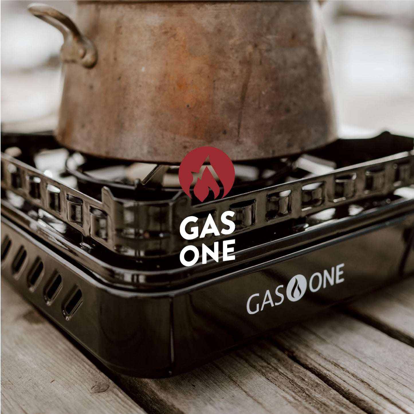 GasOne 15,000 BTU Propane or Butane Stove Dual Fuel Stove Portable Camping Stove - Patented - with Carrying Case Great for Emergency Preparedness Kit