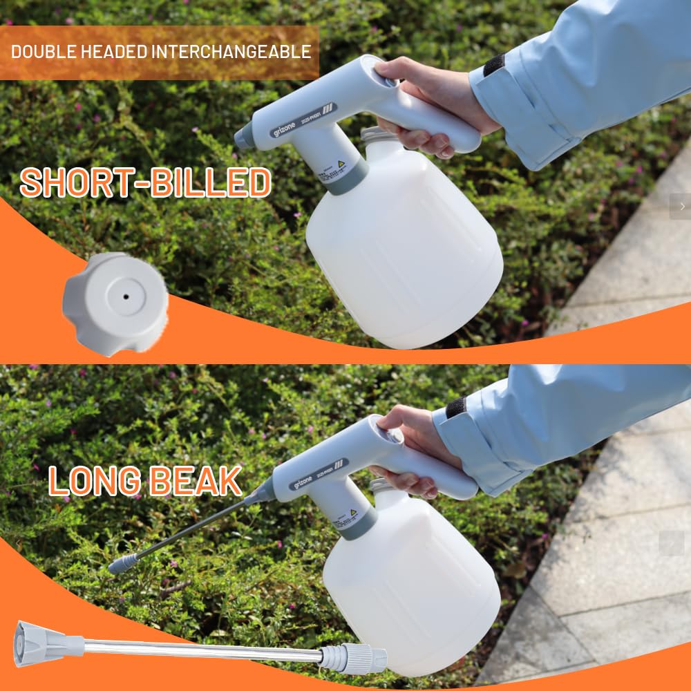 Electric Plant Mister Sprayer, Large Capacity Rechargeable for Indoor & Garden, Battery Powered with Adjustable Nozzle & Fine Mist Spray