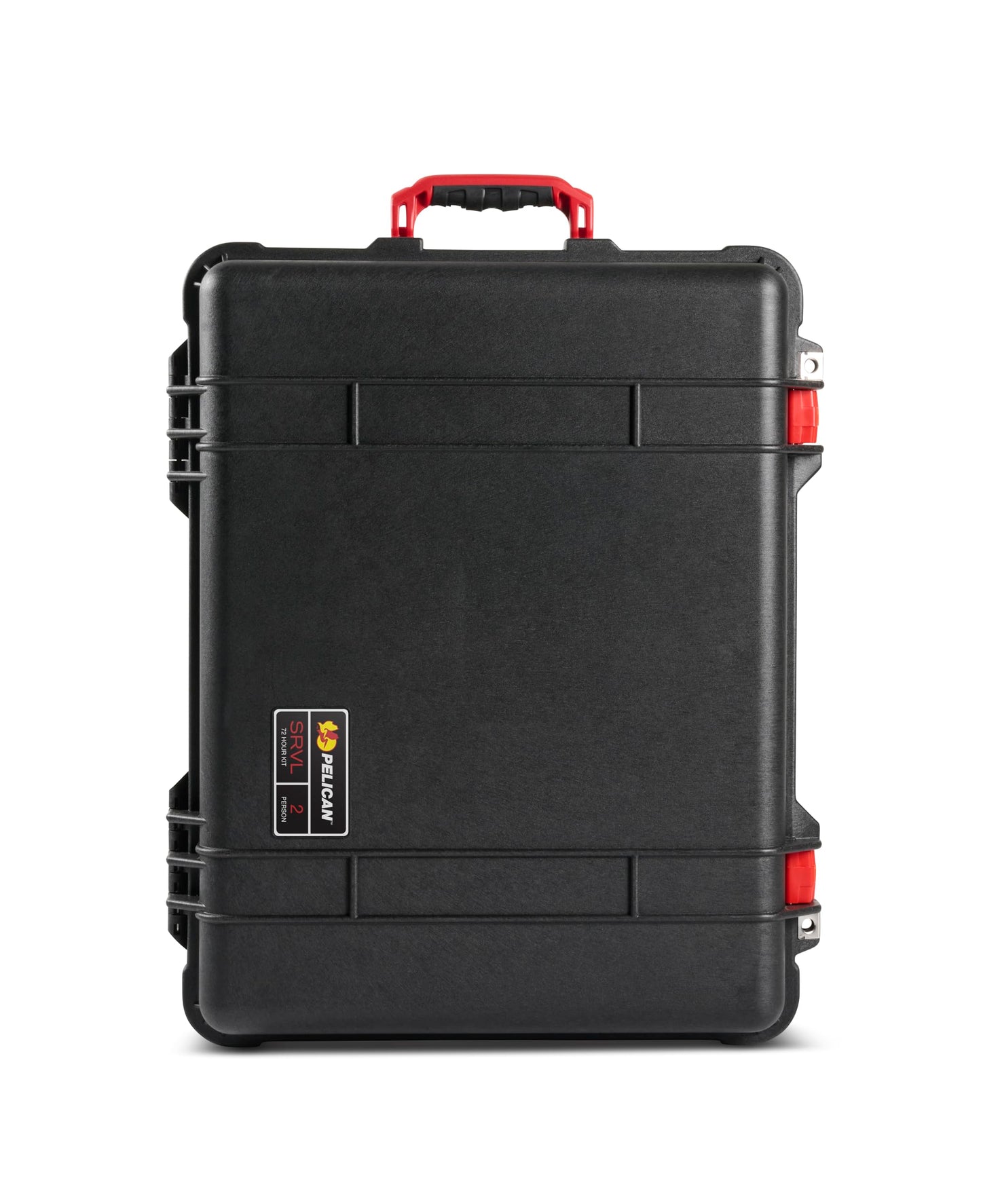 Pelican Prepare 2 Person Kit - Pelican 1560 Case with Redfora 72-Hour Kits for 2 People - Emergency Food Supply and preparedness kit (Black/Red)