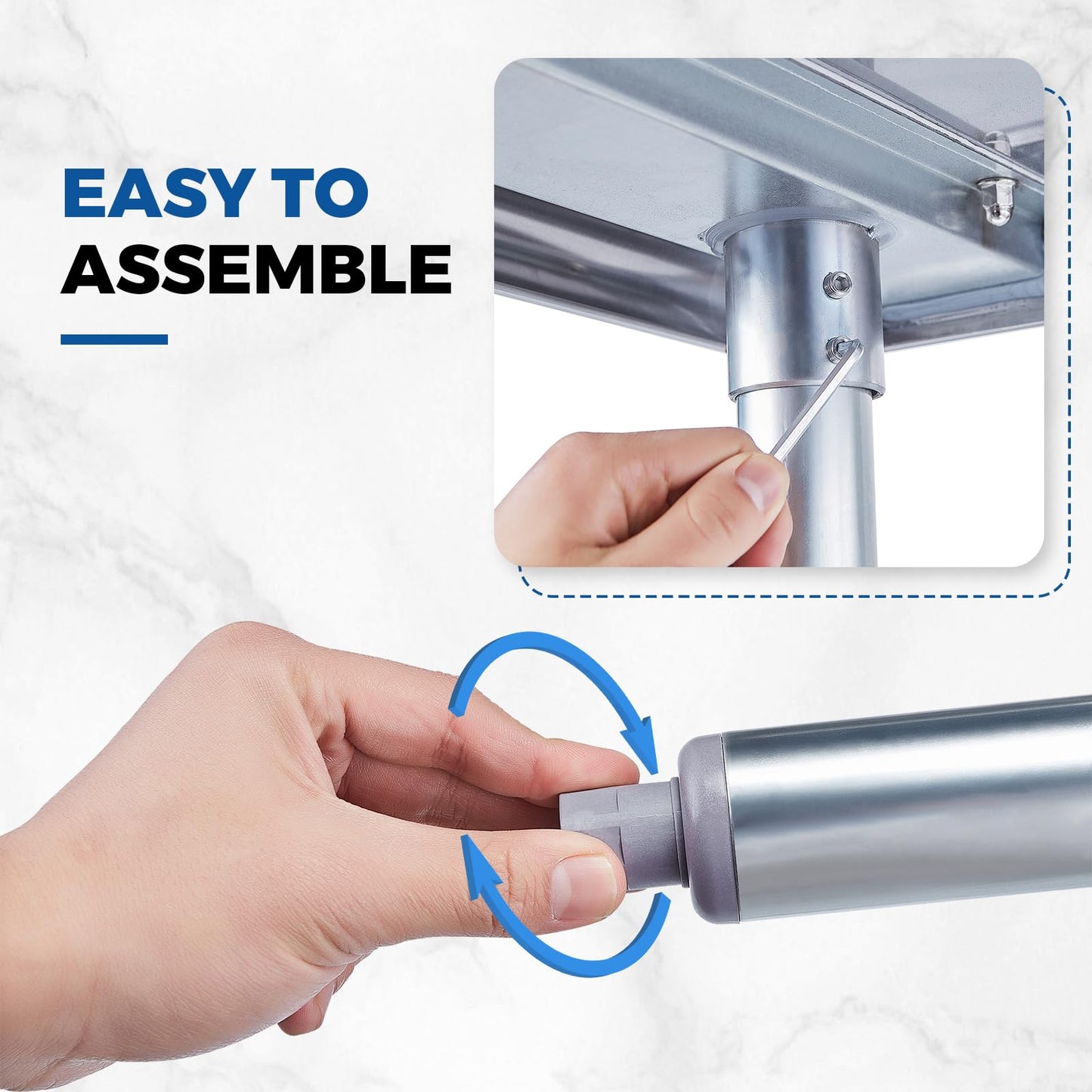 Profeeshaw Stainless Steel Prep Table 36x24 Inch NSF Commercial Work Table with Undershelf Heavy Duty Table for Kitchen Restaurant Home Hotel