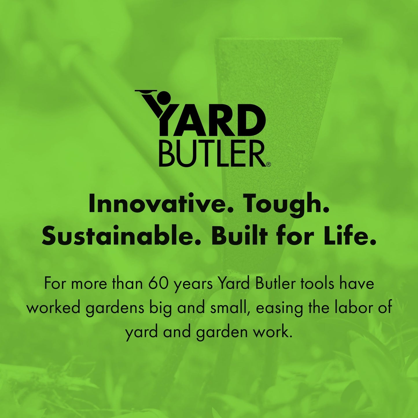 Yard Butler ITT-4T Terra Tiller Hand Cultivator - Essential Gardening Tool for Yardwork - Power-Coated Steel Construction - Comfortable Grip - Long-Lasting - Rust-Resistant