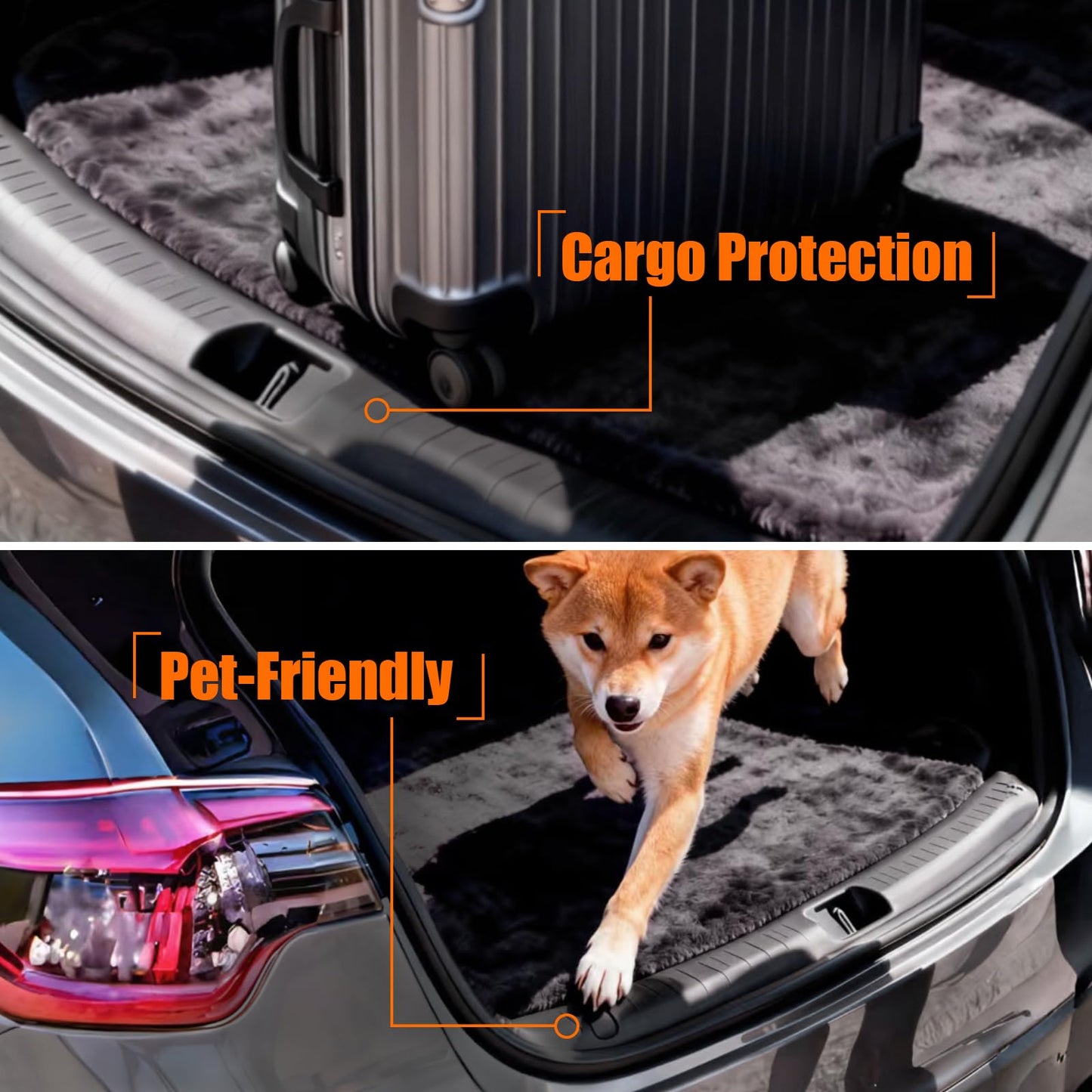 IXMAG Rear Bumper Guard compatible with 2025 2026 Tesla Model Y Juniper TPE Anti-Scratch Trunk Sill Protector Waterproof for Tesla Model Y Accessories