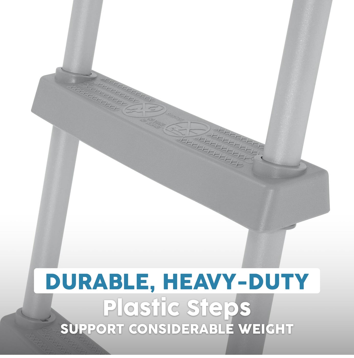 Bestway 58335E-BW 42 Inch Flowclear Above Ground Pool Ladder