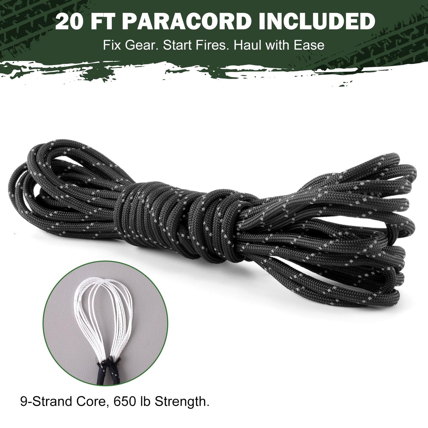 Life Emergency Tent Survival Shelter - 2 Person Mylar Waterproof Tube Tent with Survival Whistle & Paracord, All-Weather Essential Gear for Camping, Hiking & Survival Kits