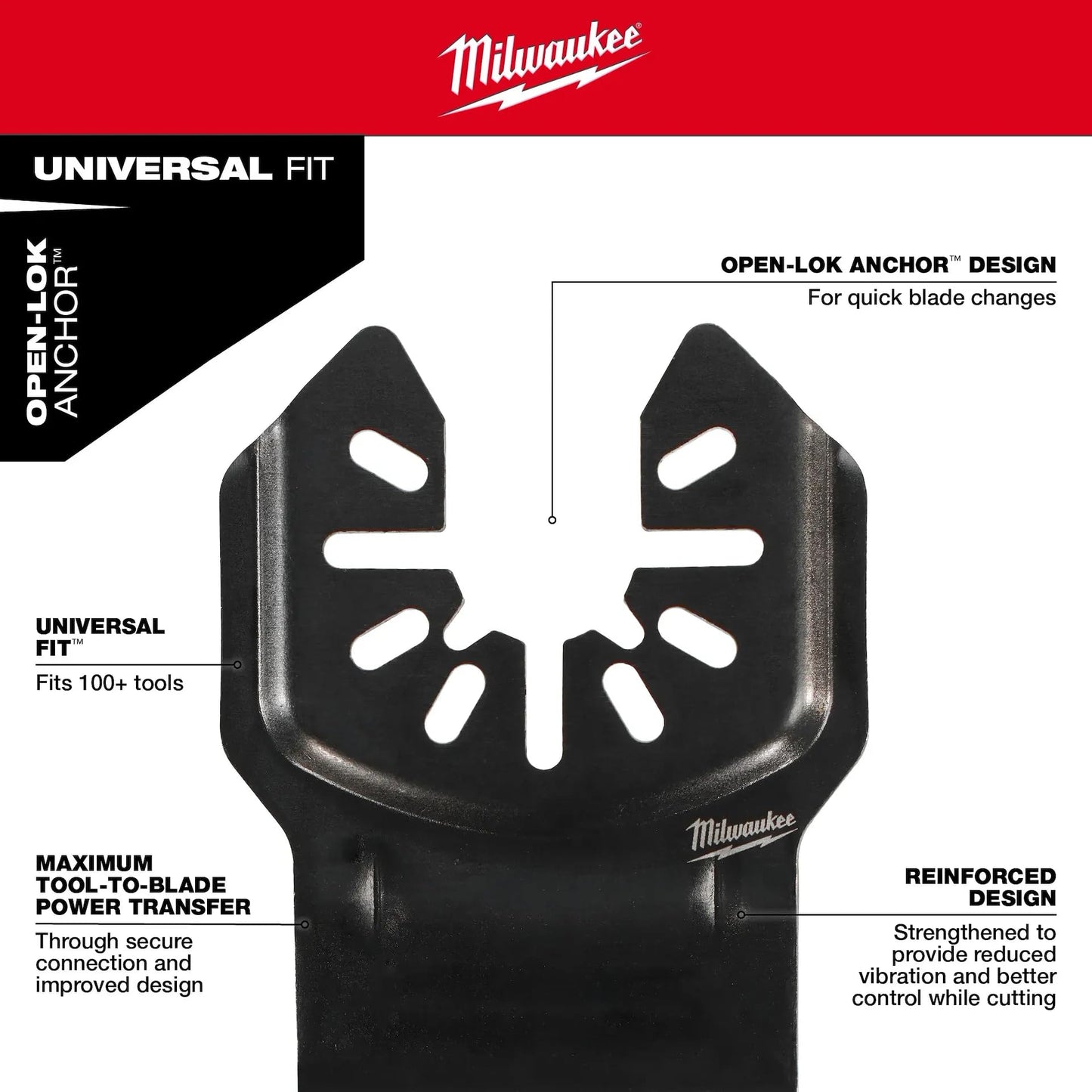 Milwaukee Electric - Open-LOK 9PC Multi-Tool Blade KIT