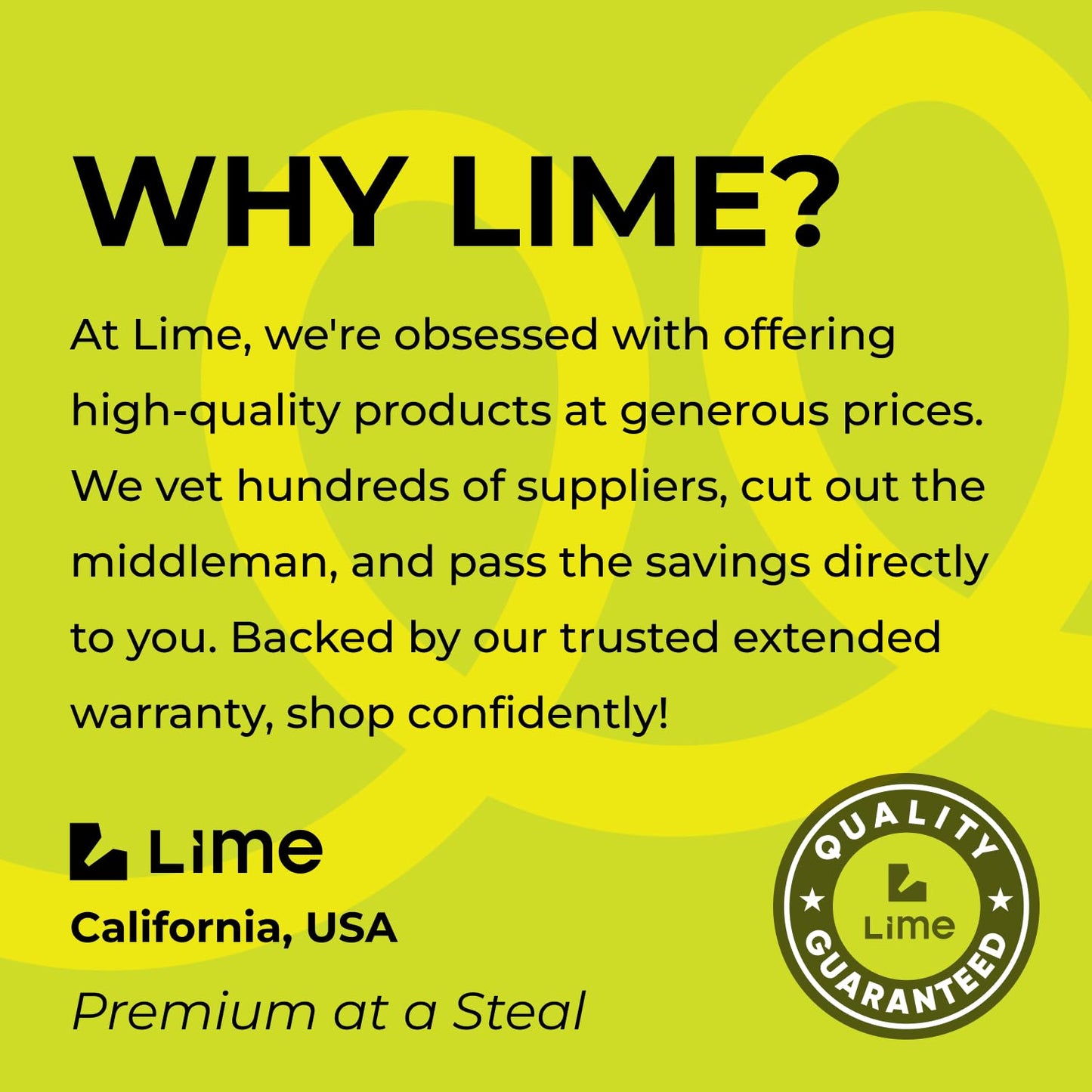 LIME 2 Way Hose Splitter Heavy Duty - Metal Y Garden Hose Splitter with Shutoff Valves, Brass Outdoor Faucet Adapter for Spigot, 3/4 Inch GHT Water Hose Connector